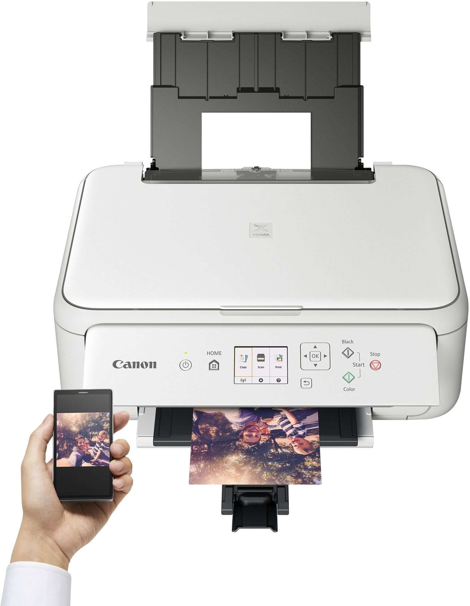 Canon PIXMA TS5151 WH PIXMA TS5151, Inkjet, Colour, 2228C026 (PIXMA TS5151, Inkjet, Colour Printing, 4800 x 1200 DPI, Colour Copying, A4, White) 5