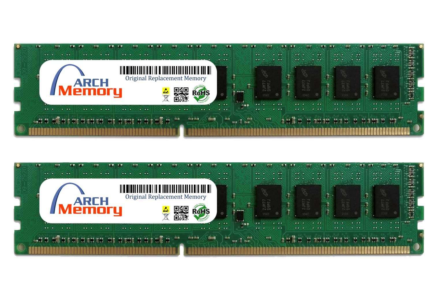 Arch Memory 4 GB (2 x 2 GB) 240-Pin DDR3 Udimm RAM Replacement for KVR1333D3N9K2/4G Anti-Static Gloves Included 1
