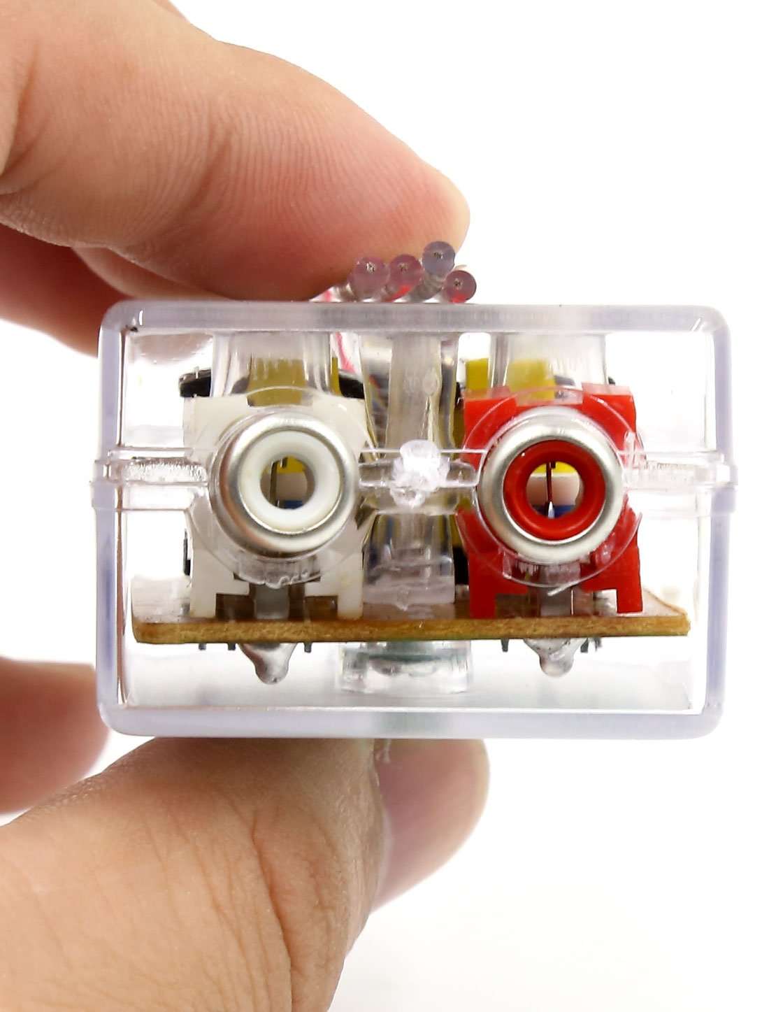 uxcell High to Low Impedance Speaker to RCA Line for Vehicle 3