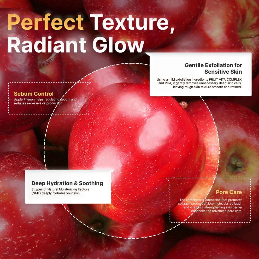 SUNGBOON EDITOR Apple Peel Glow Skin Soothing Cream 50ml (Tube) - Moisturizing Facial Cream for All Skin Types - Face 3