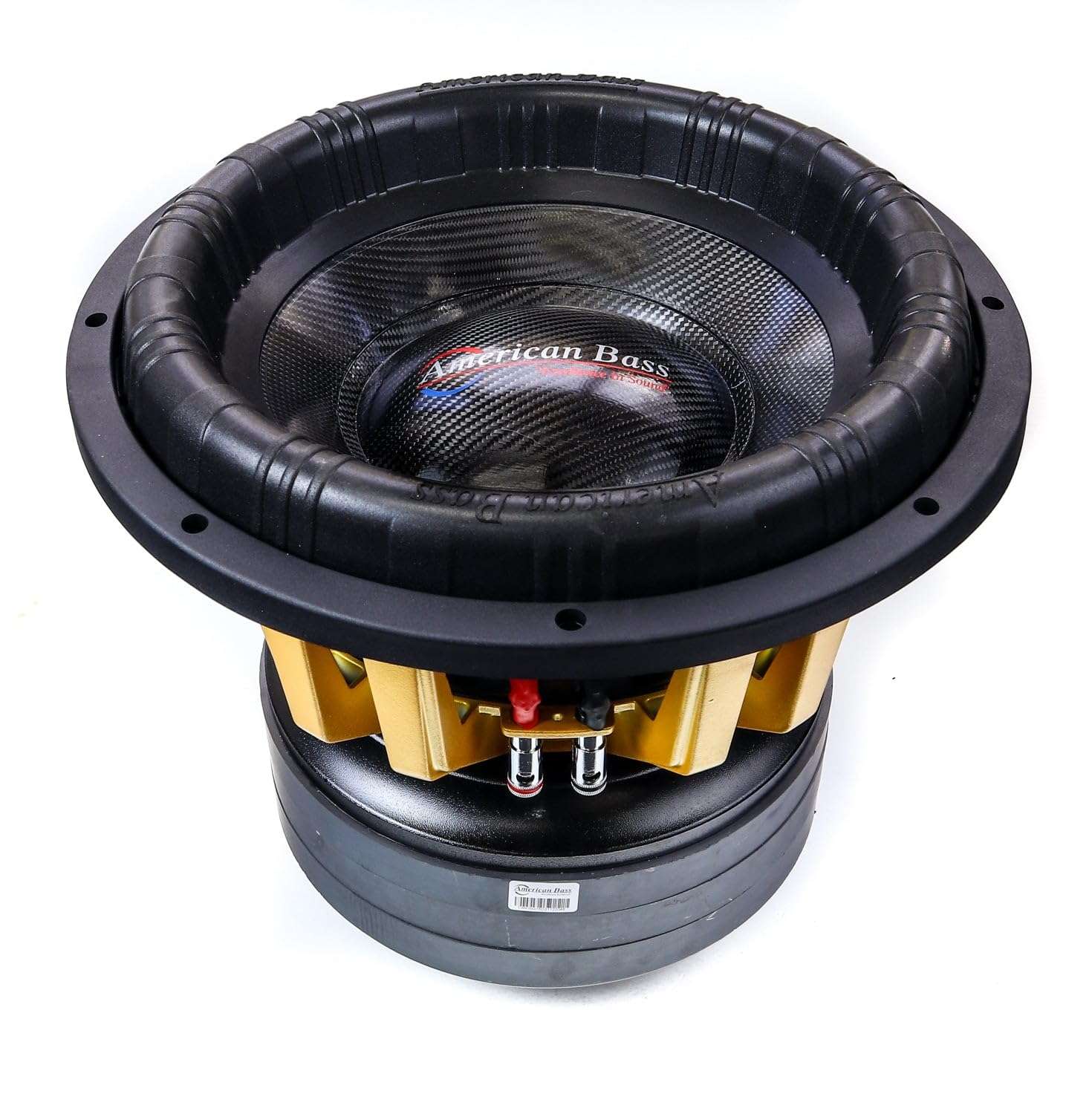 American Bass King 12 Inch Subwoofer 6500 Watt RMS and 15,000 Watt Max Power, 2 Ohm Impedance, 613-oz Magnet, and 4.5-inch Voice Coil, Pack of 1 6