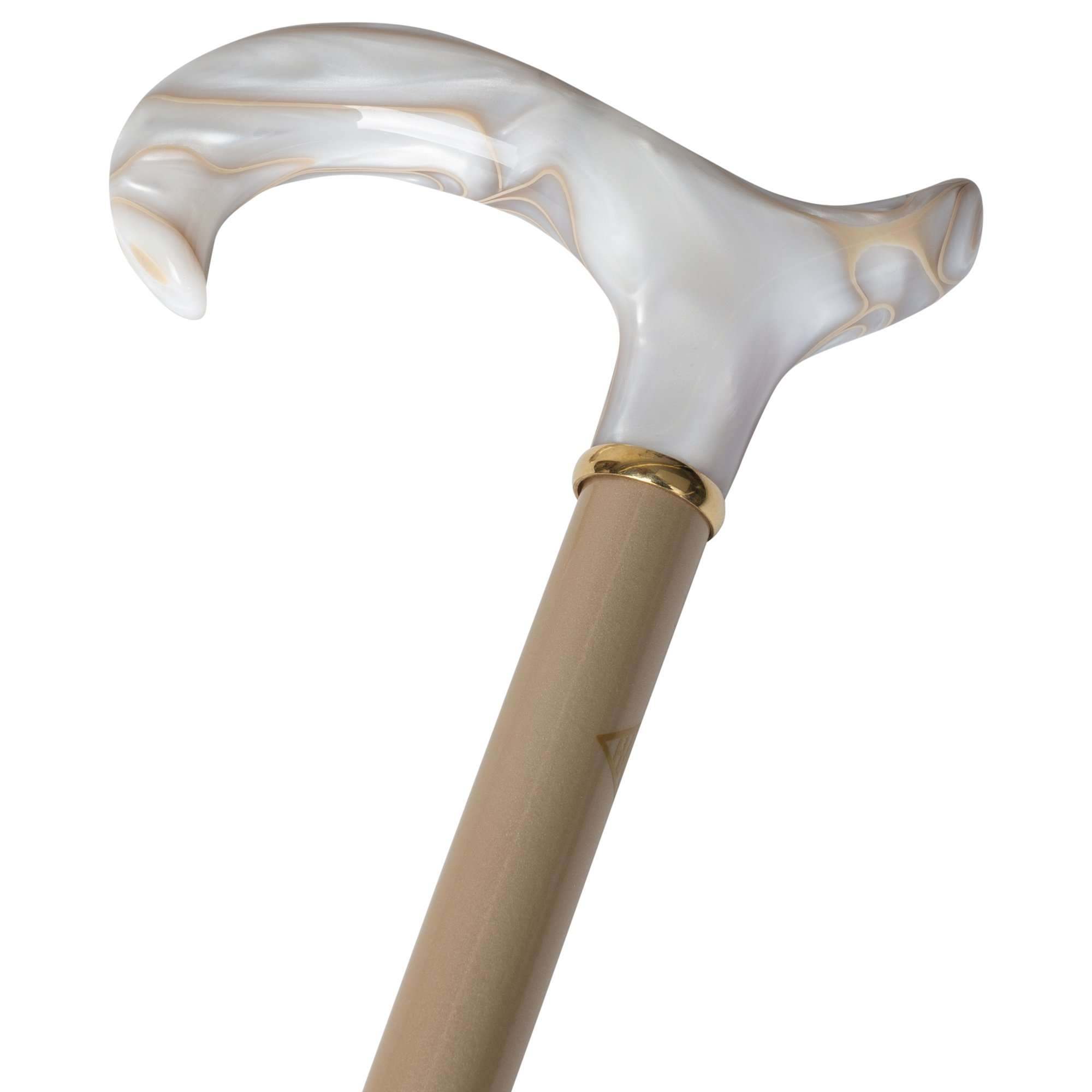 Ladies High Gloss Pearl Cane With Pearly Handle -Affordable Gift! Item #DHAR-9783400 2