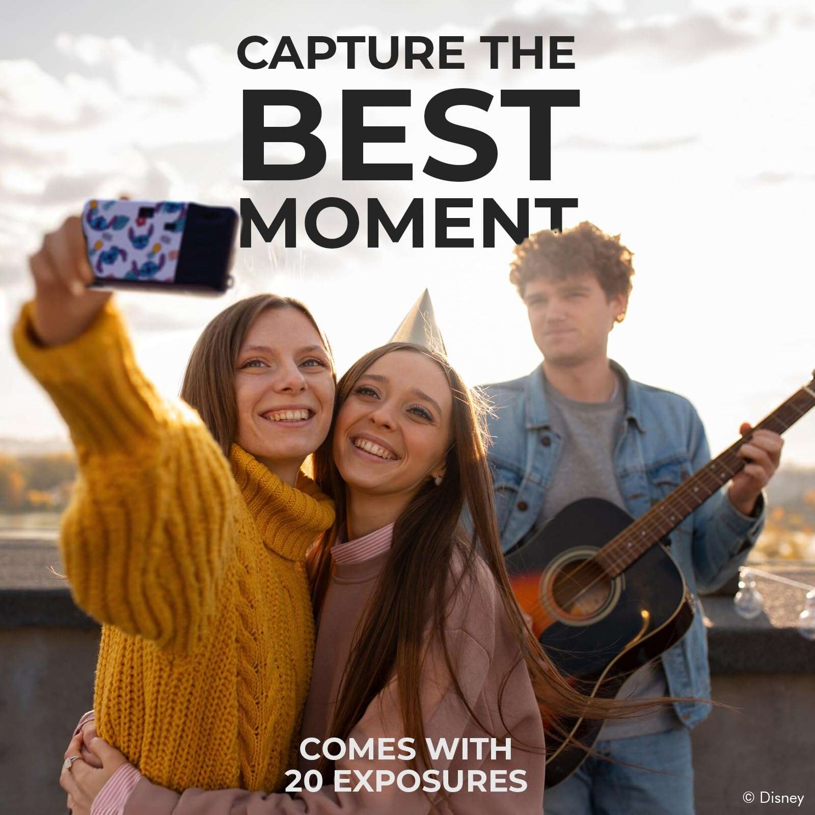 Disney Lilo and Stitch Disposable Camera with Flash – 20 Exposure Film – Lilo and Stitch Gifts for Women, Men, and All Fans of Lilo and Stitch Stuff (Stitch Faces) 5