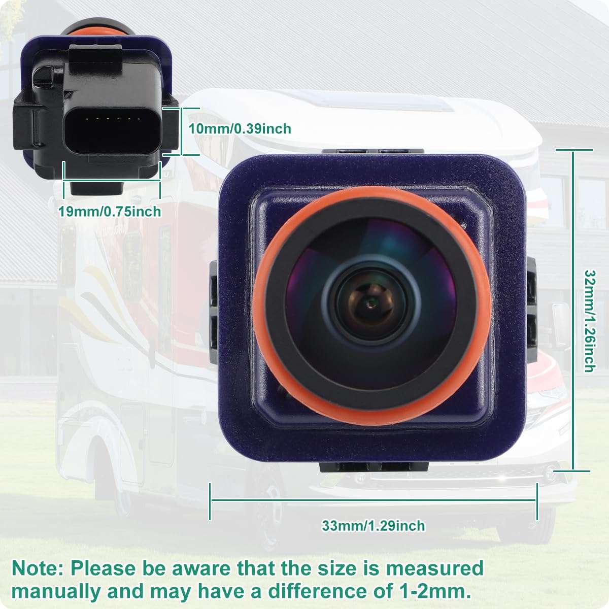 EG1Z-19G490-A Rear View Backup Camera Replacement for Ford Taurus/Taurus Sho/Taurus Police 2013-2019, Replaces OE# DG1Z-19G490-A, 592-224 by GreenYi 2