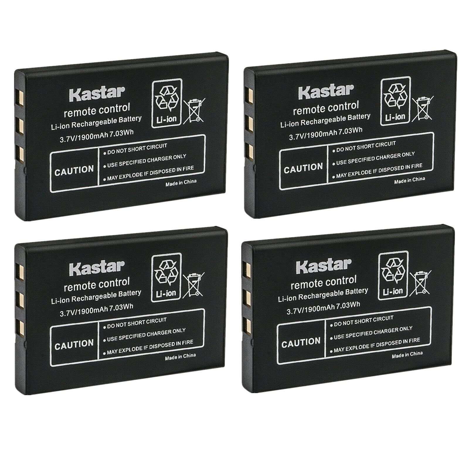 Kastar 4-Pack Battery Replacement for Icom BP-244, Baofeng BP-244, Dynascan BP-244, Intek BP-244, IWATSU BP-244, Maas BP-244, SystemGear MLB-1000, Verizon BP-244, YAESU FNB-82LI
