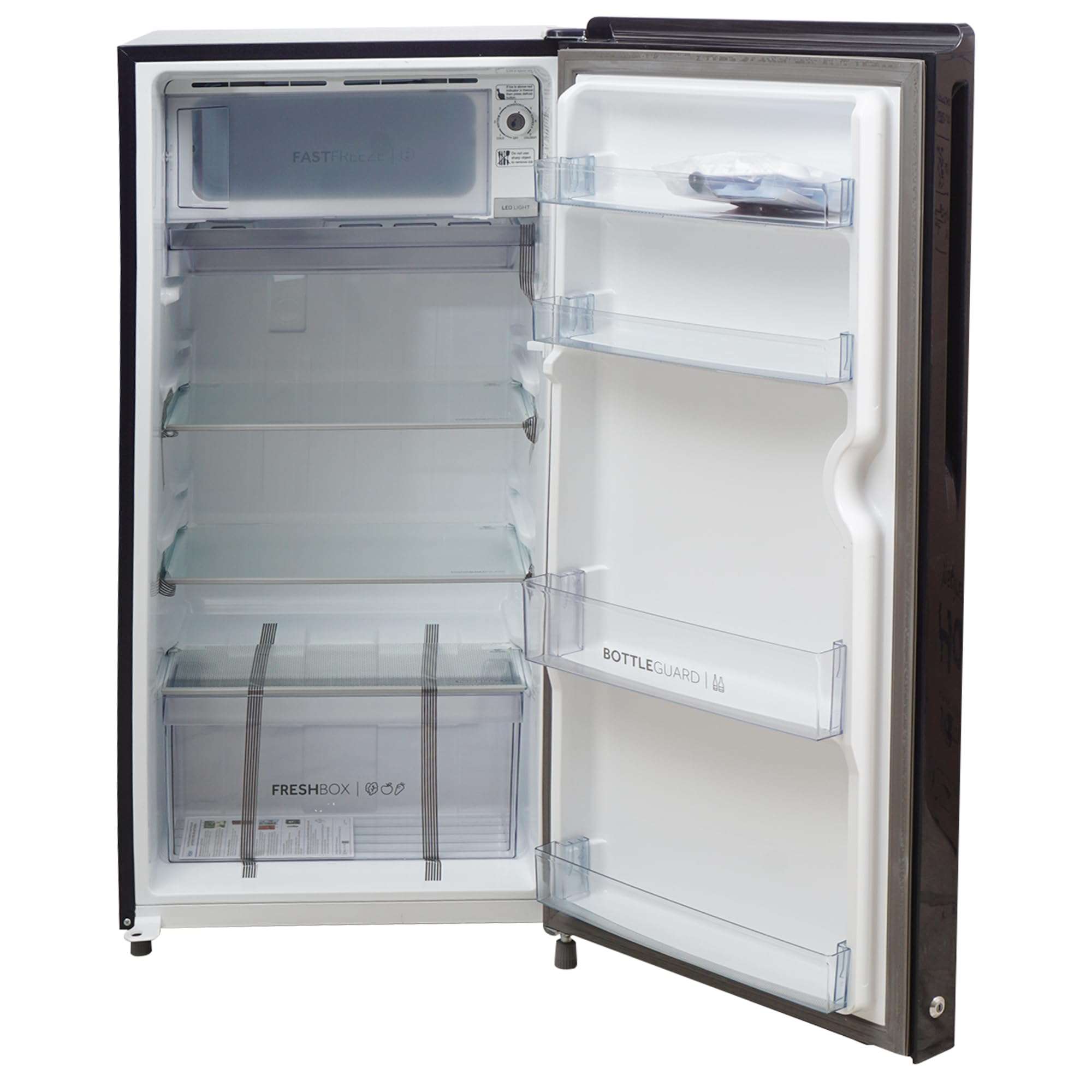 Haier 185 L 2 Star Direct Cool Single Door Refrigerator (HRD-2062CMDG-N,Marine Dime Glass Finish 2024 Model), Purple 3