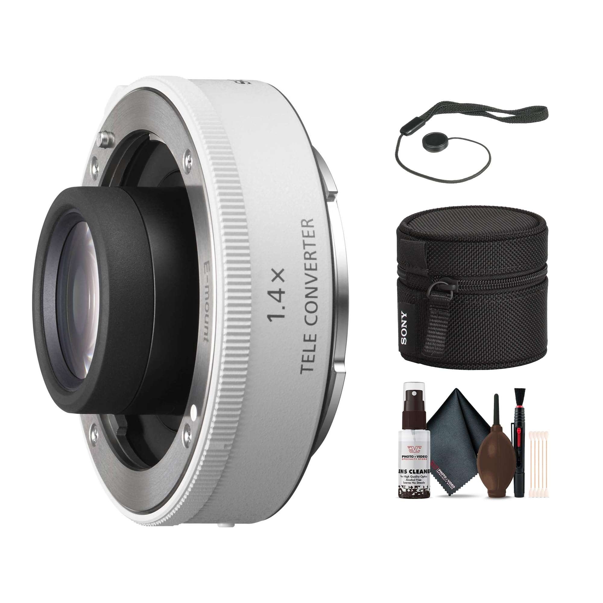 Sony FE 1.4X Teleconverter Lens with Lens Cap Keeper and Cleaning Kit 1