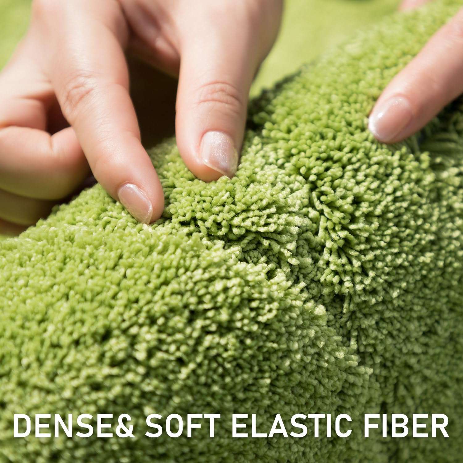 BSICPRO Dog Door Mat for Muddy Paws, 2x3 Highly Soft Absorbent Microfiber Dog Mat and Pet Rug, Non Slip Area Rugs for Living Bedroom Kid Room Machine Washable (Apple Green) 2