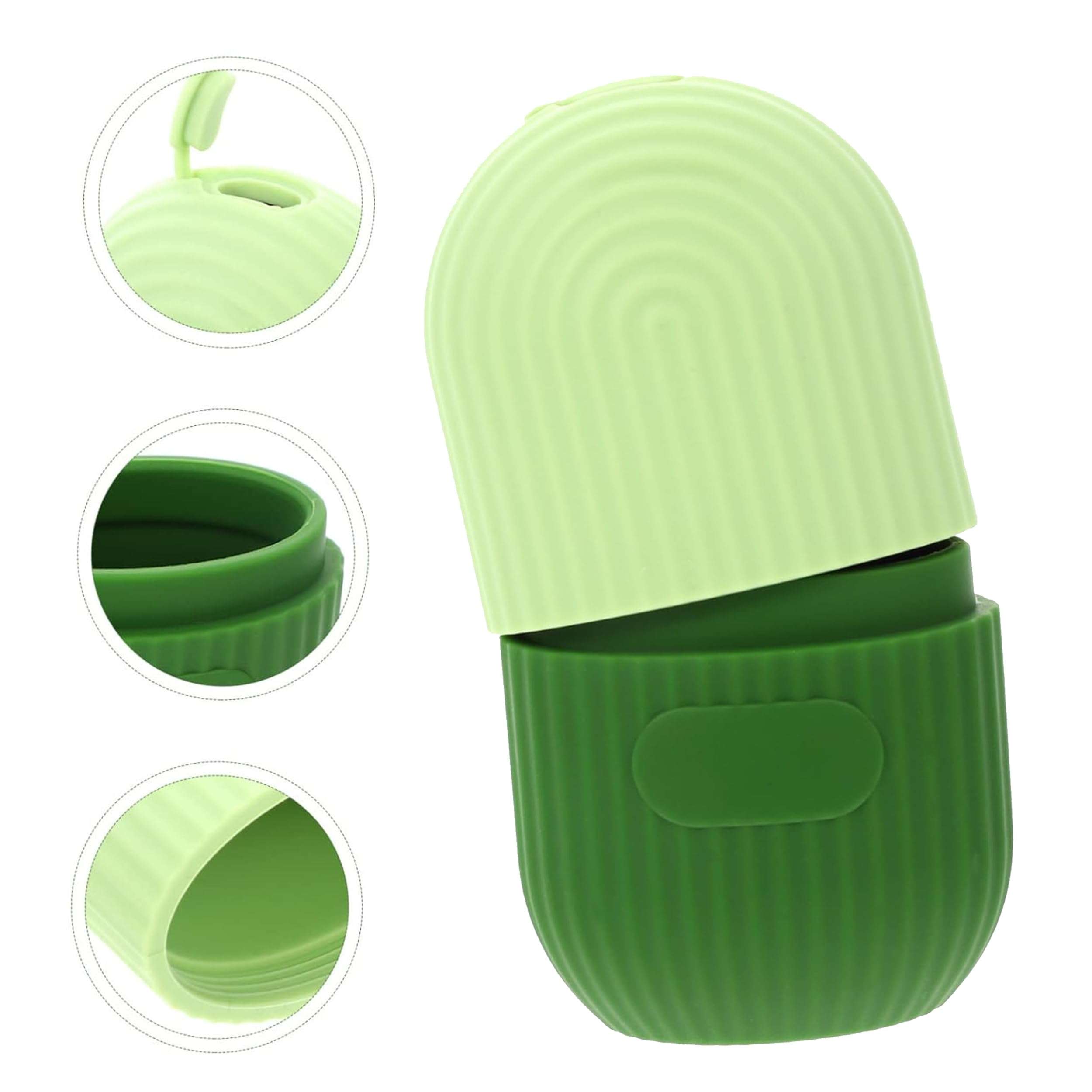 RIXTEC Ice Roller For Face, Neck and Body | With Aloevera & Cucumber Ice Roller Mixer 30ml | Ice Cube Facial Roller Kit l For Skin Moisturizing & Soothing 4