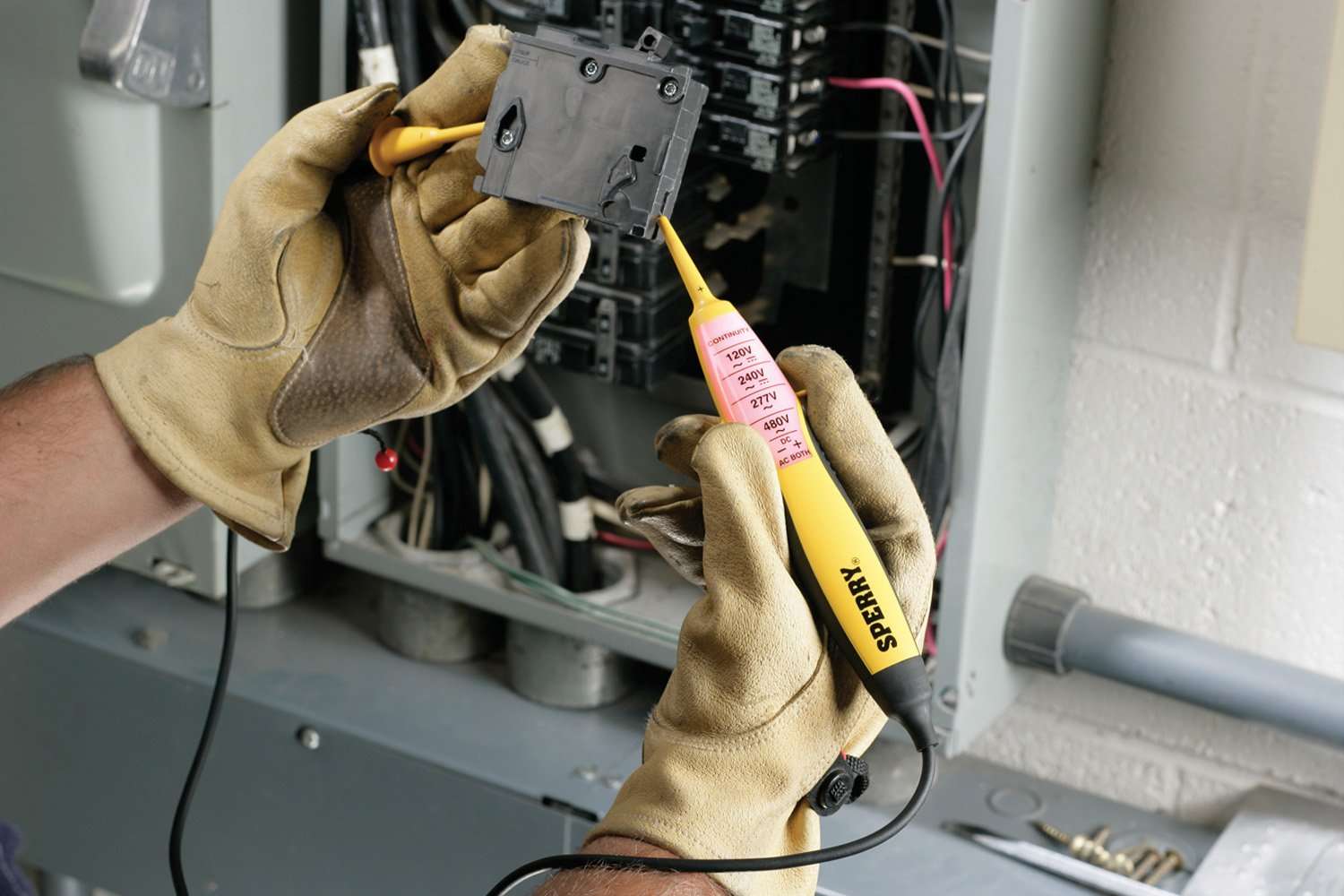 Sperry Instruments ET6207 Heavy-Duty Voltage-Continuity Tester, 1 Pk. , Yellow 5