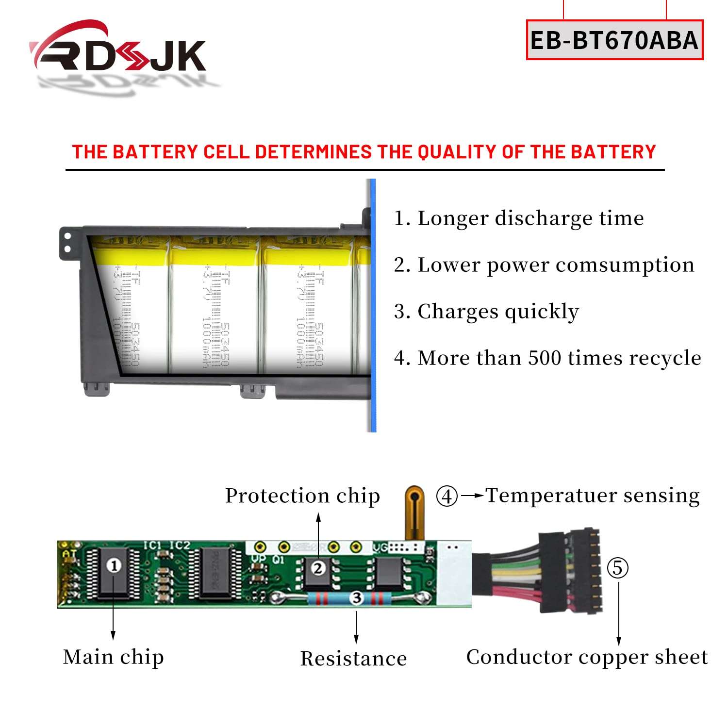 EB-BT670ABA EB-BT670ABE AA2HC15BS AA2GB07BS Laptop Battery for Samsung Galaxy View 18.4" SM-T670 SM-T677A Series AA2GB07B AA1G907KS AA1GA02BS AA2GC16BS AA2GB23BS AA2GA26BS AA2H305BS 11.34V 64.64Wh 4