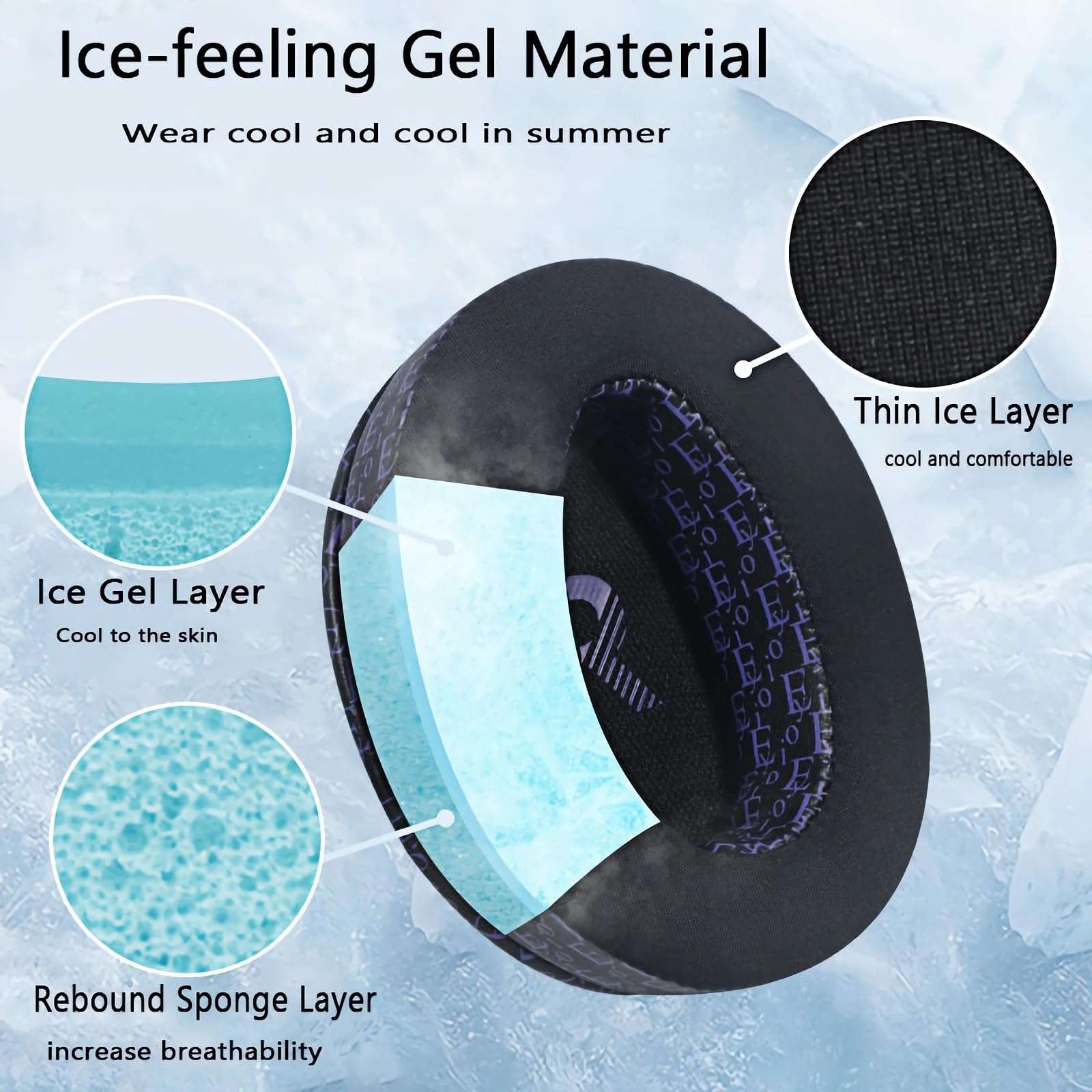 JHK Replacement Mesh Ear Pad Covers Earpad for Sony WH-CH700 Headphones Headset Ear Cushion Cover Repair Parts,Pink 6