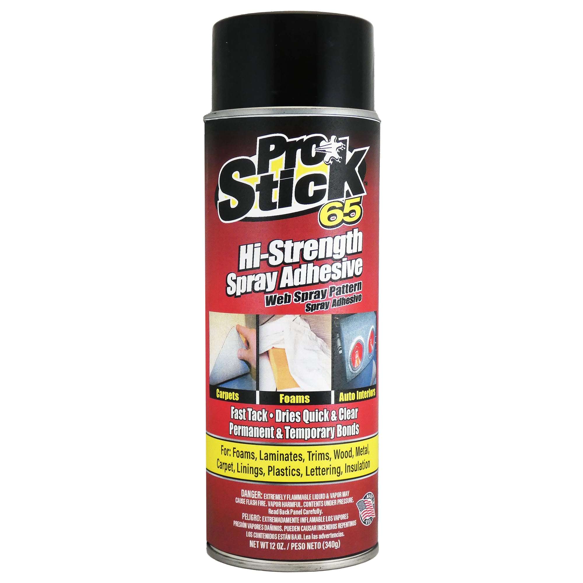 Infun Max #5023 Pro Stick 65 Hi-Strength Black Spray Adhesive (17 oz.)