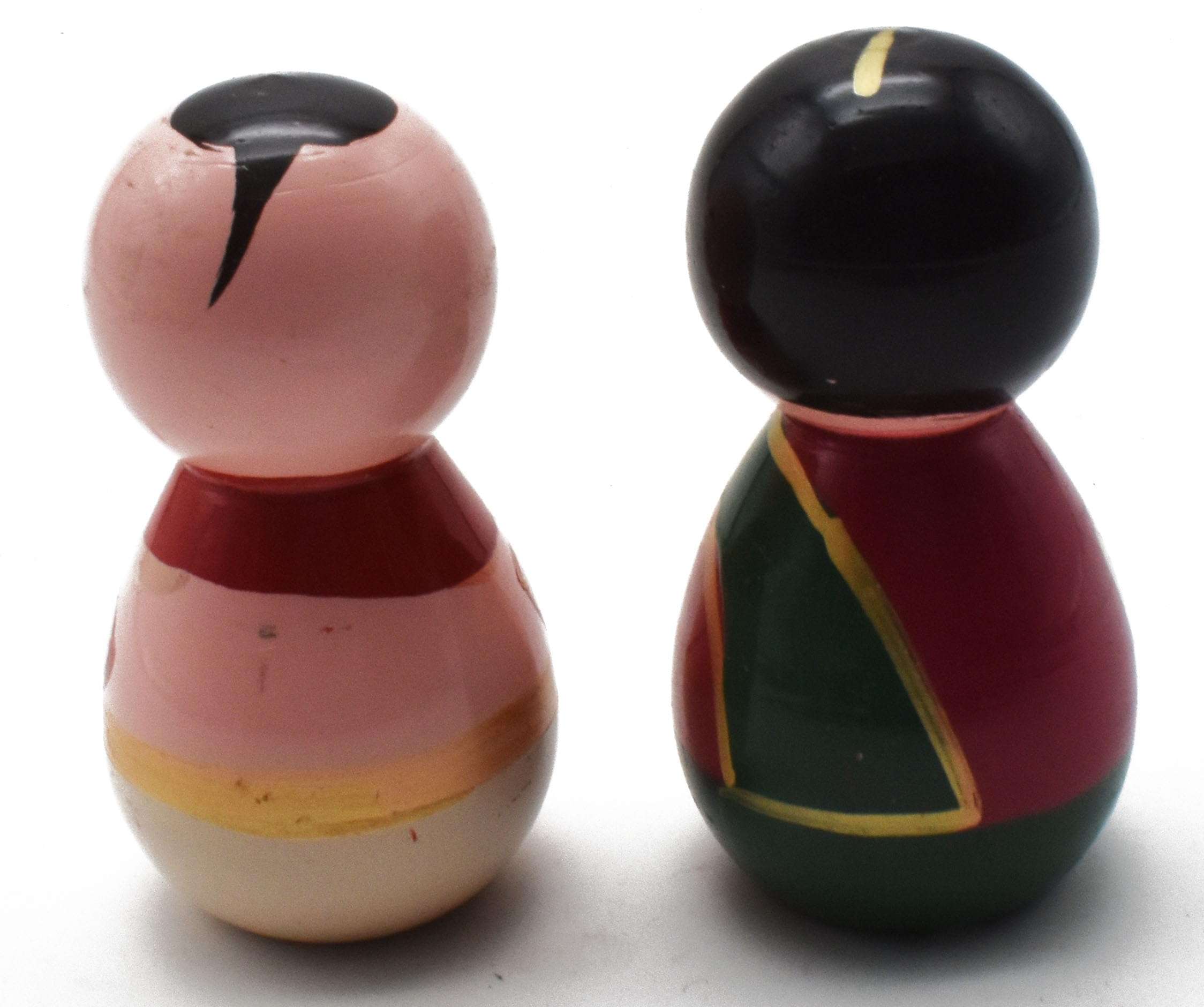 justhandmade Wooden Couple Doll | Mama Mami Doll | Pair Doll | Multicolor - Home Decor Showpiece Small (JHMMAMA254) 4