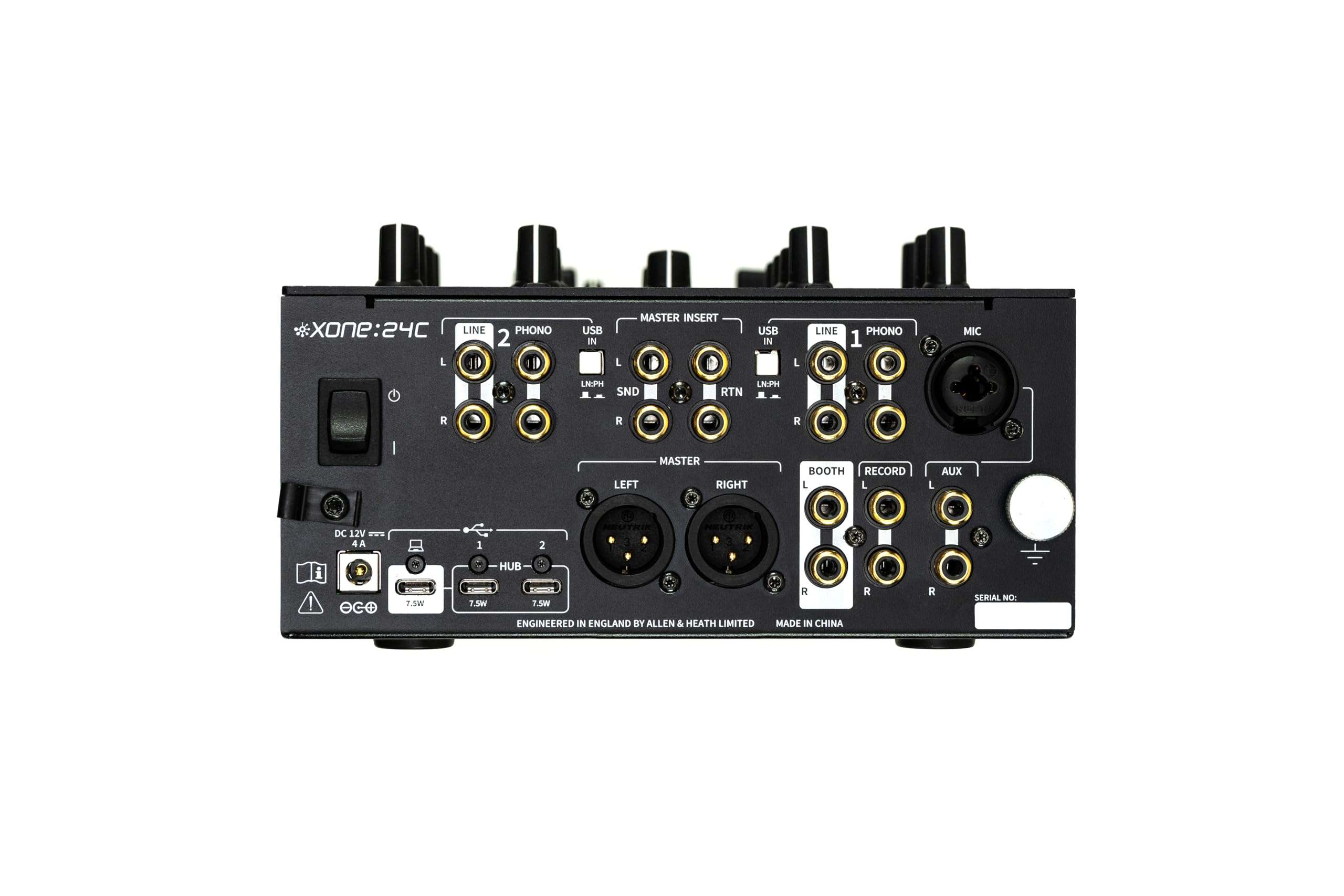 XONE:24C Analogue 2+1 Channel DJ Mixer with Interface 3