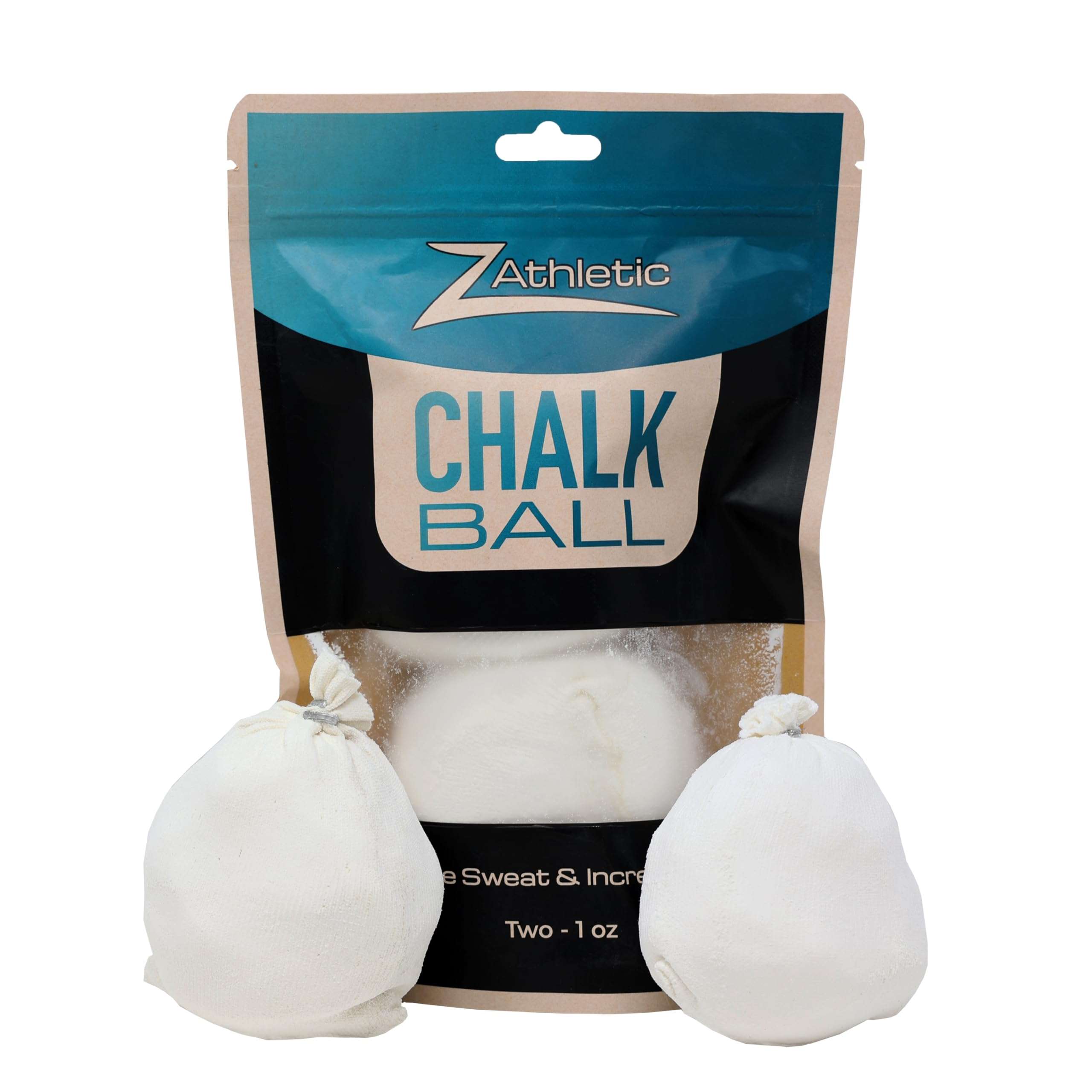 Z-Athletic Chalk Ball for Gymnastics, 1oz Chalk Ball (2 Count) 1