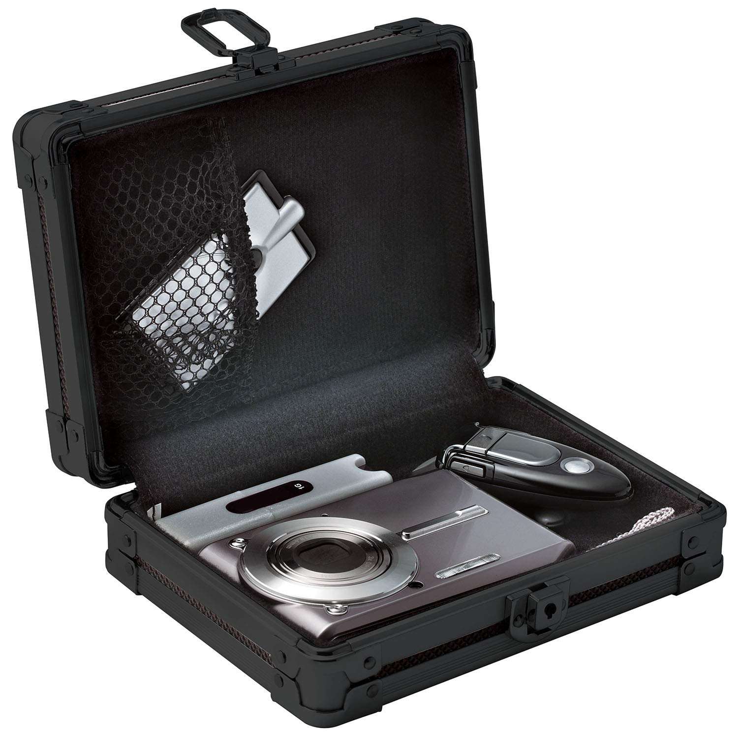 Vaultz Locking Mini Utility Box, 1.75 x 4.5 x 5.75 Inches, Tactical Black (VZ03488) 3