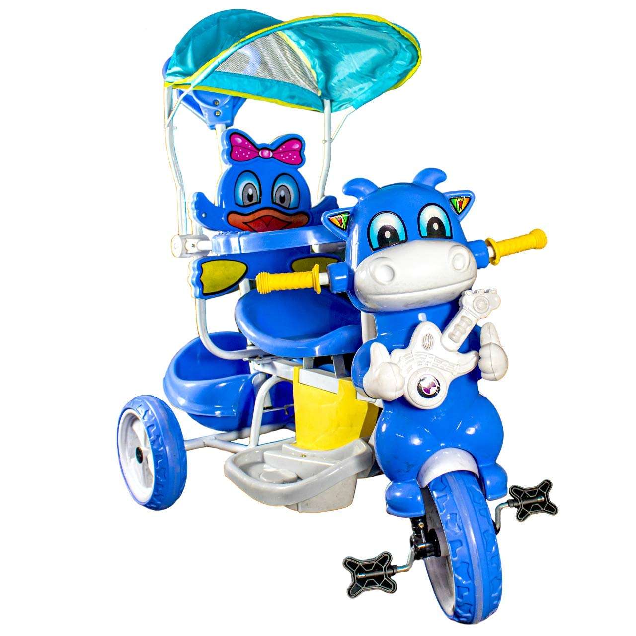 VALPRO PRODUCTS Jyoti India Baby Tricycle with Parental Control/Stylish Baby Tricycle/Kids Trike/Bicycle/Ride On with Canopy and Push Bar for Kids/Baby/Suitable for Boys & Girls 1.5 to 5 Years 4