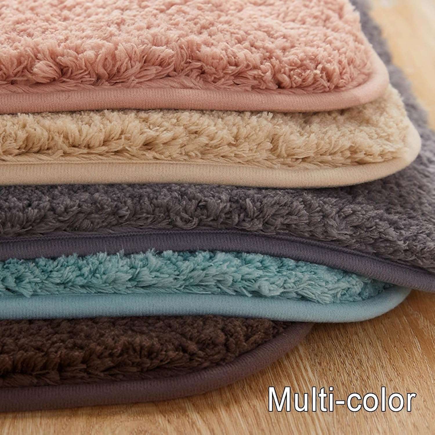 GAVI Home Decor Microfibre Super Soft Vegas Anti Skid Bath mat for Bathroom, Anti Slip Bath mat, Non Slip Bath mat Door mat for Bathroom, Living Room Kitchen, Bedroom Anti Skid mat (40 X 60 CM, Aqua) 5