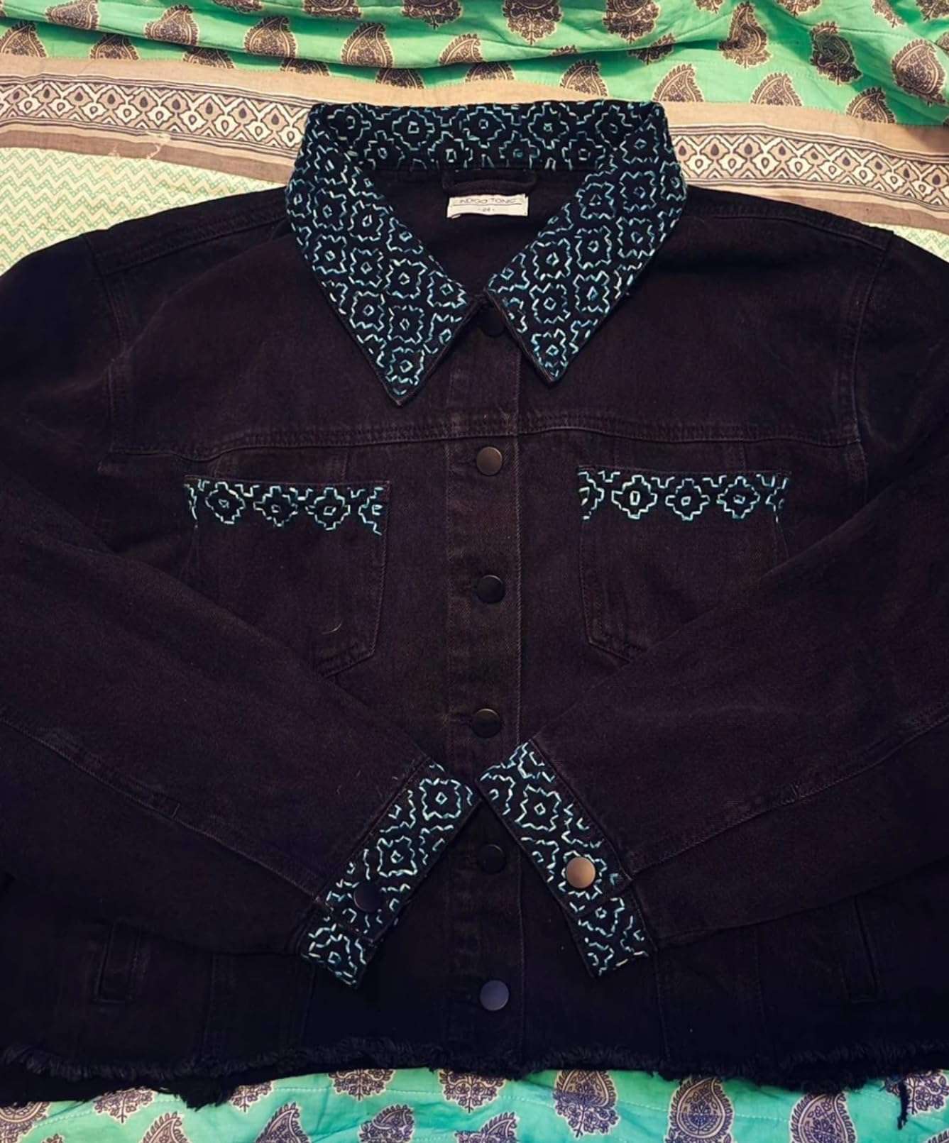 Sashiko Stencil 4.7inch Geometric Sashiko Pattern Template Drawing Line Quilting Stencils for Sewing Hand Quilting Embroidery 5