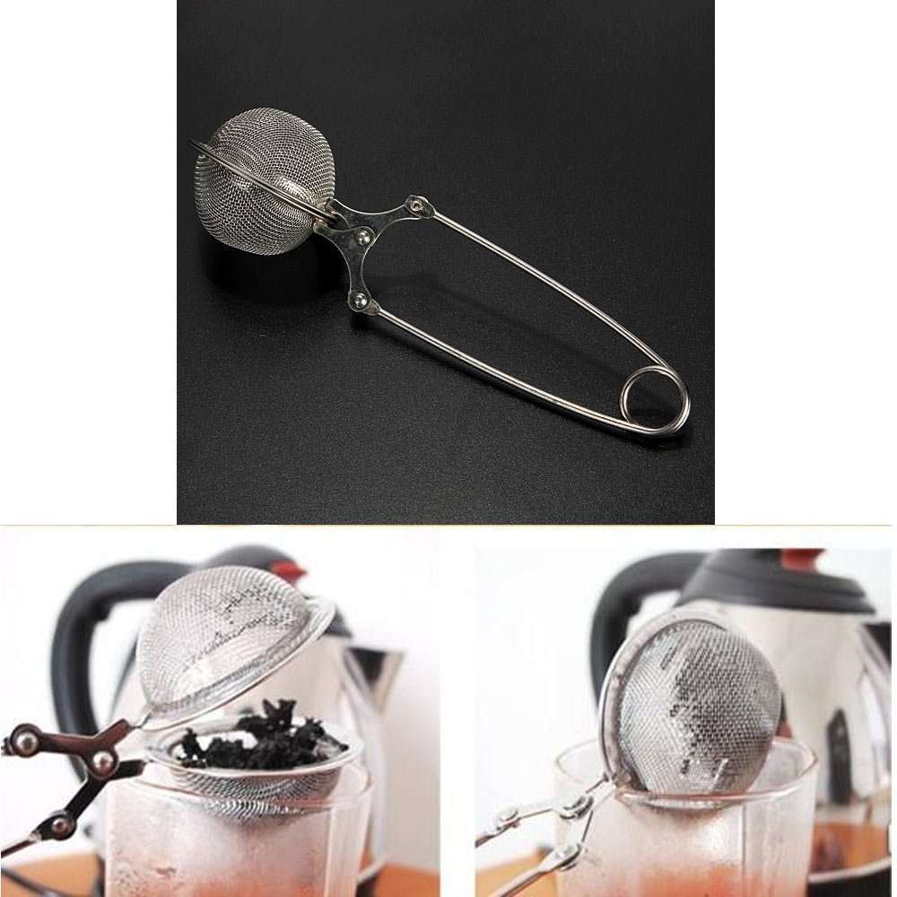 Skywalk Stainless Steel Spoon Tea Leaves Herb Mesh Ball Infuser Filter (Big) 4