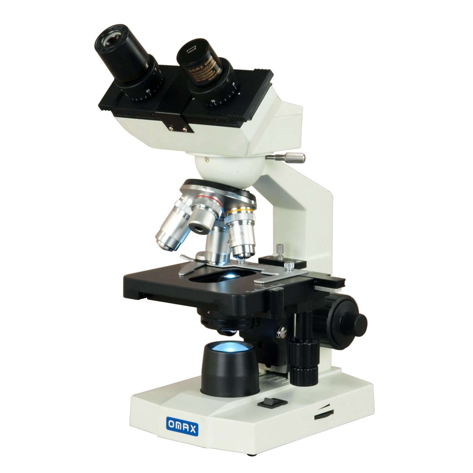 OMAX 40X-2500X LED Binocular Lab Compound Microscope with USB Camera and Mechanical Stage 2