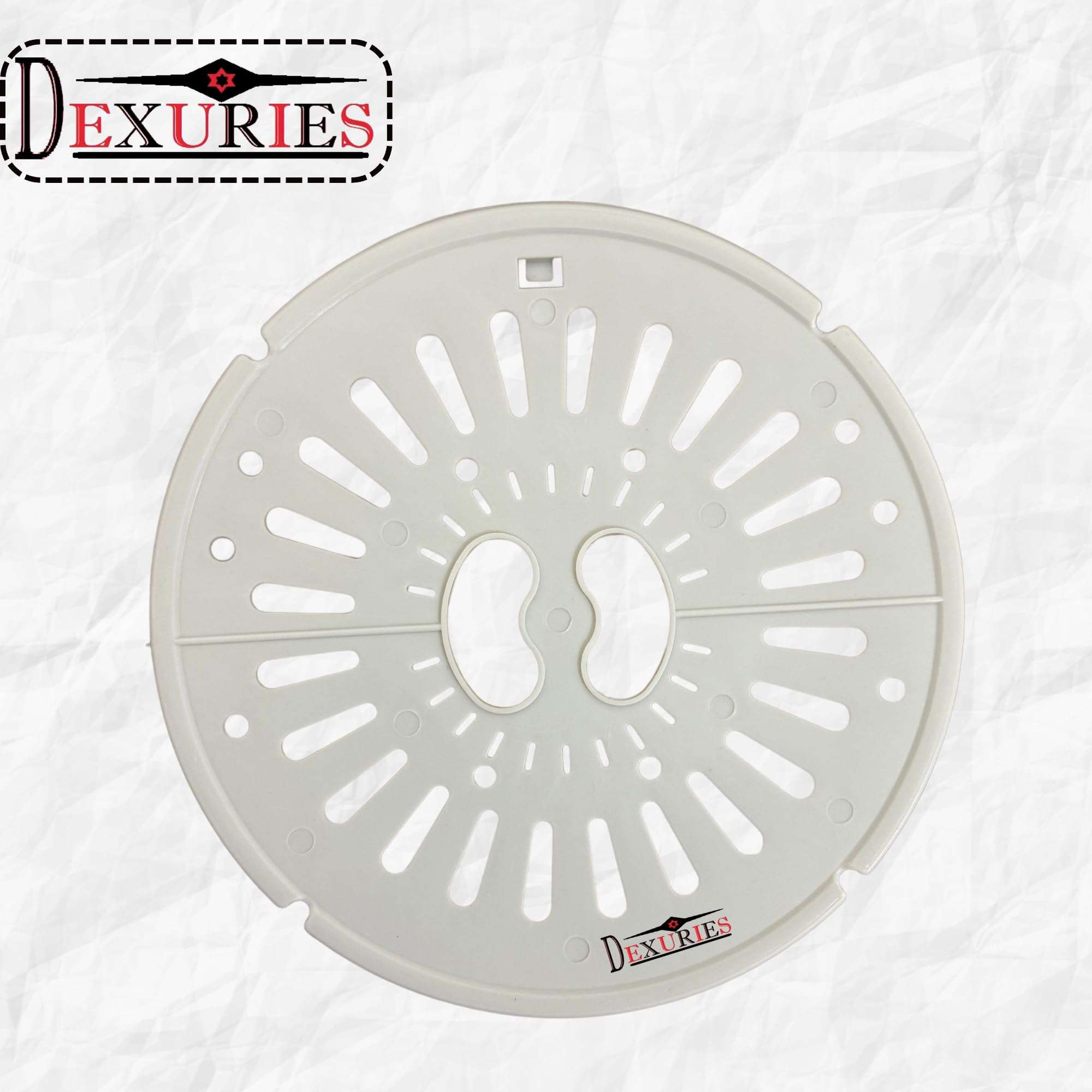 DEXURIES Dryer Spin Cap/Saftey Cover/Spinner Safety Cover/LID for LG 6kg/6.5kg/7kg Semi Automatic Washing Machine Match Size (Size- 9.5Inch/24.5cm) (Pack of 2 Pcs) (LG 9.5 inch) 5