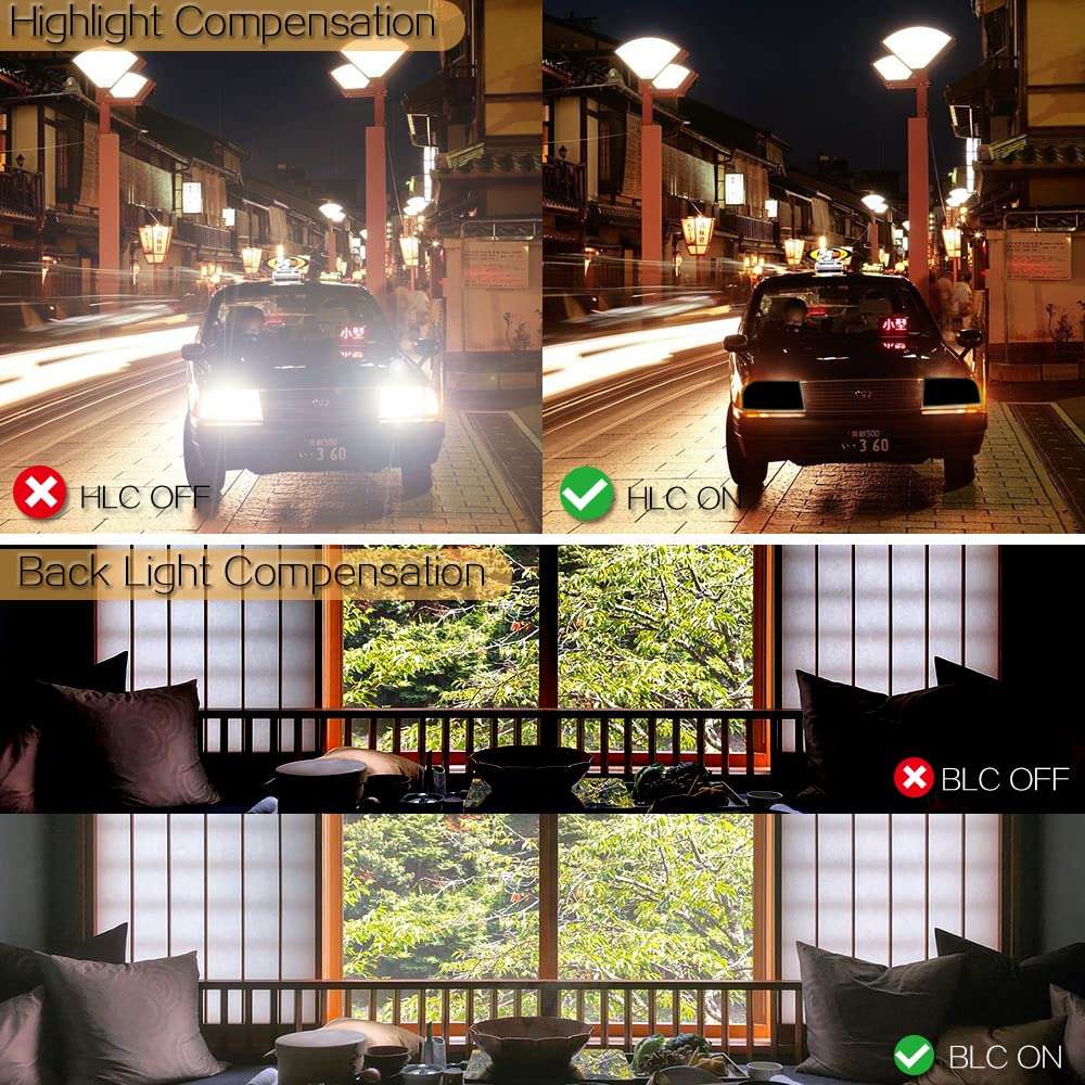 CHISHUNG 2.1MP 1080P HD Mini SDI Day Night Security Camera, DNR, Defog, HLC, 6 Privacy Zones, Motion Detection, Low Light Camera 2