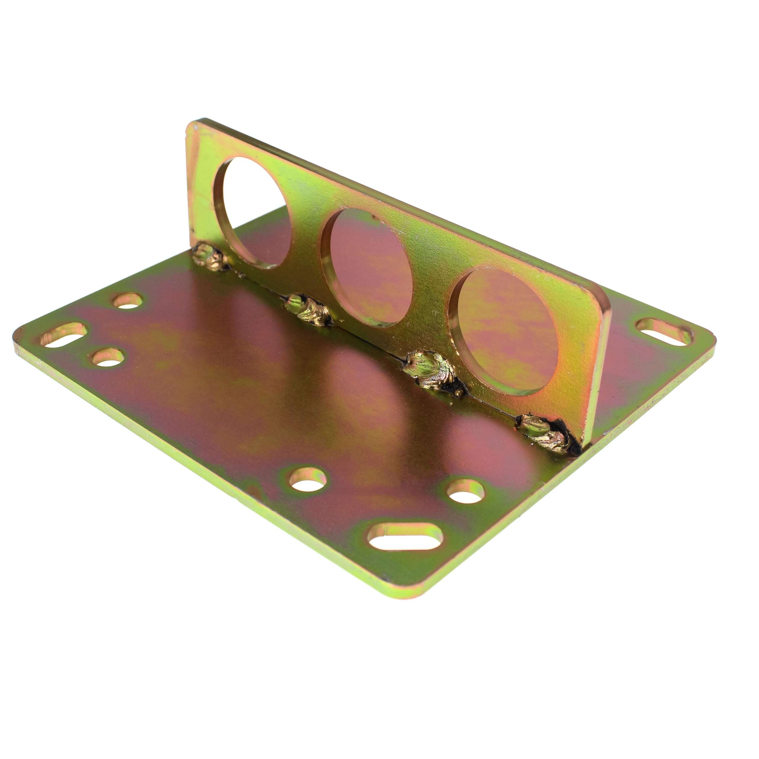 GOOFOUND 1/2 Ton (1,000 lbs.) Capacity Universal Engine Lift Plate , Sturdy Steel Construction for Easy Installation, Gold 1