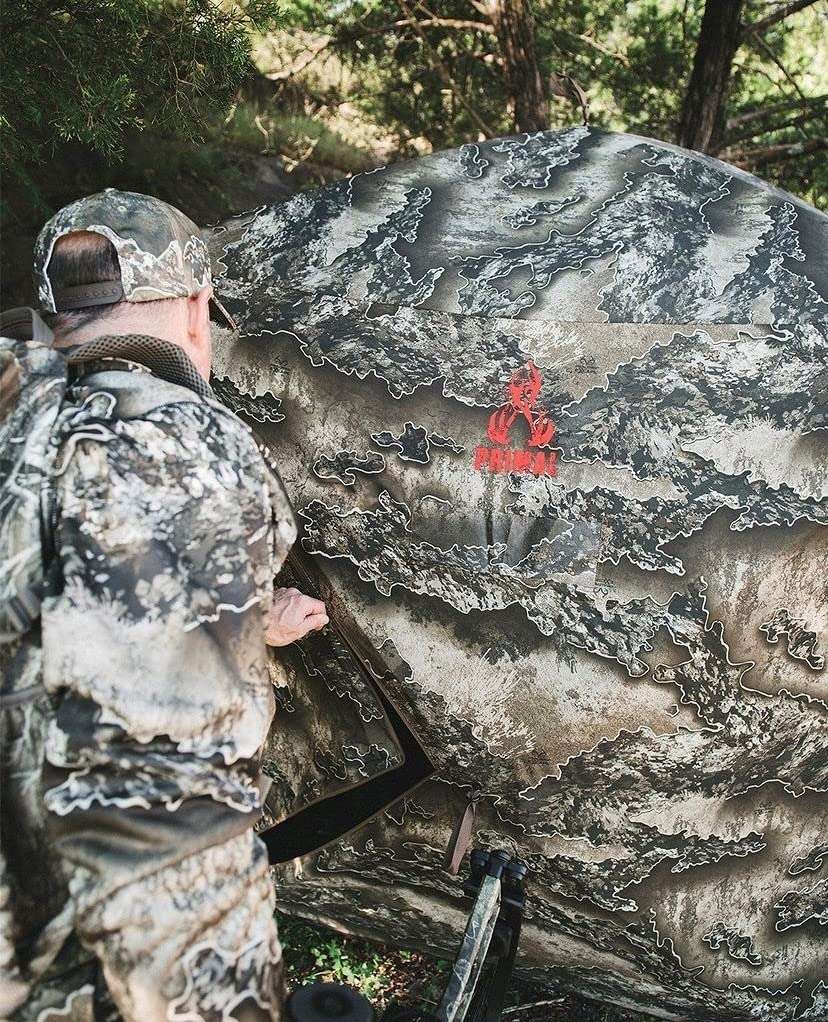 PRIMAL Treestands Wraith 270 Deluxe Blind - 270 Degree One-Way, See-Through Pop-Up Tent 3 Person, Premium Hunting Gear Sporting Good 4