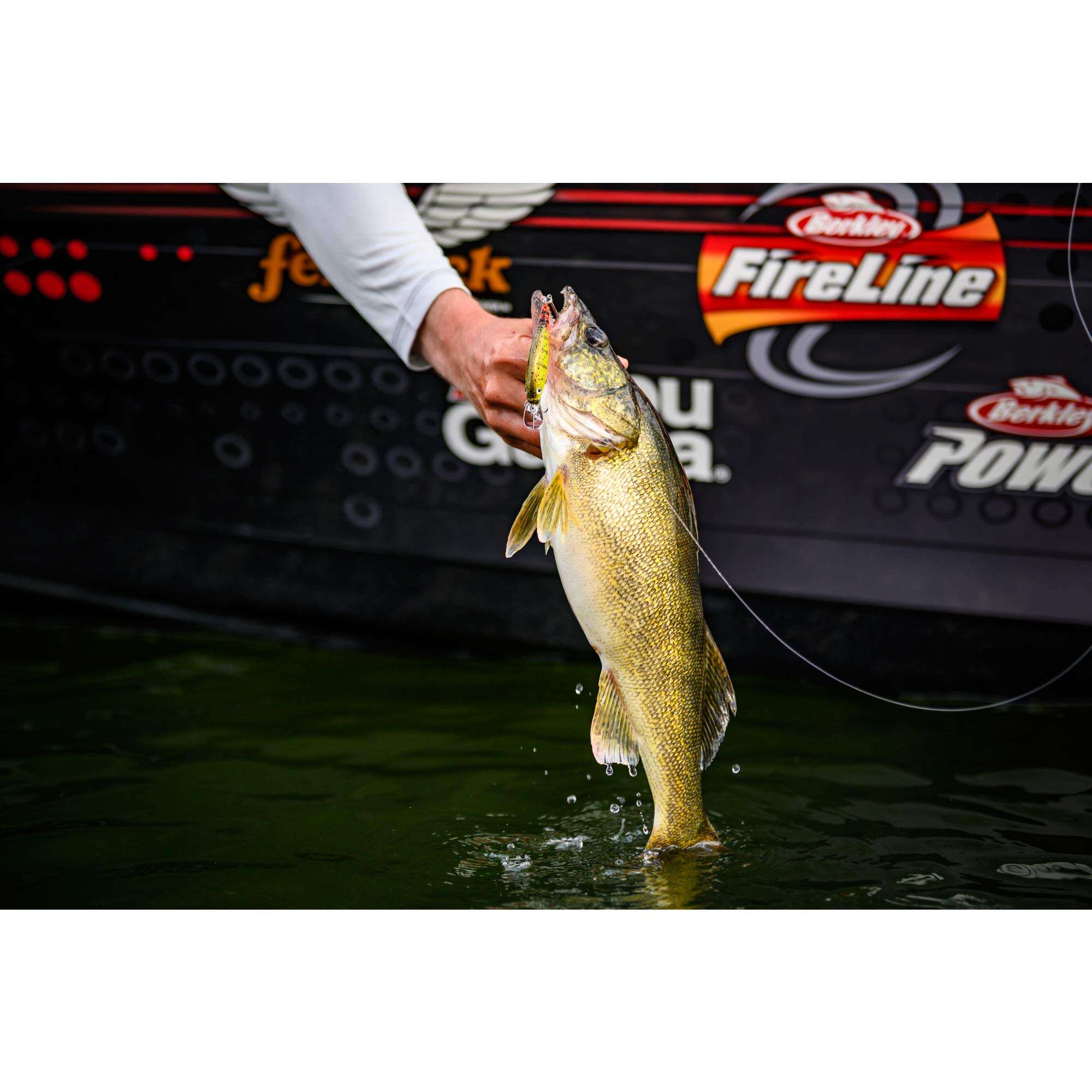 Berkley Flicker Shad Jointed Fishing Lure, Black Silver, 1/6 oz, 2in | 5cm Crankbaits, Size, Profile and Dive Depth Imitates Real Shad, Equipped with Fusion19 Hook 3