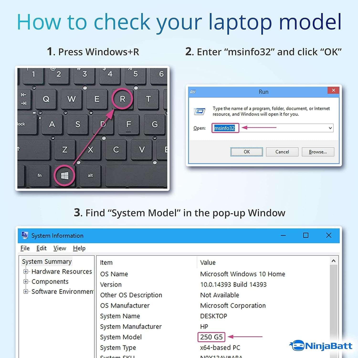 NinjaBatt Battery for HP P106 710416-001 Envy 710417-001 PI06 HSTNN-LB4N M7-J020DX 17-E020US M6-N012DX HSTNN-UB4N HSTNN-LB40 TPN-L112 M6-N010DX 17T-J100 – High Performance [6 cell/4400mAh/10.8v] 2