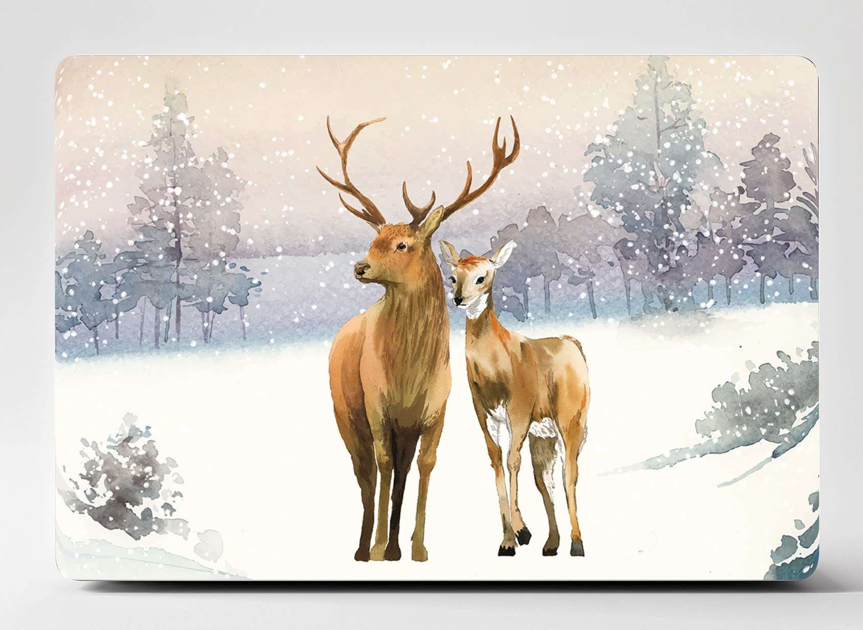 BANGERZ Laptop Skin / Stickers for 13.3 / 14 / 15.6 inch HD Quality No Residue Vinyl Printed Back Stickers for Laptops Upto 16 inches Deer Skin for Laptop Skin Cover for Asus, Dell, Lenovo, Acer, HP , LG , Apple 1