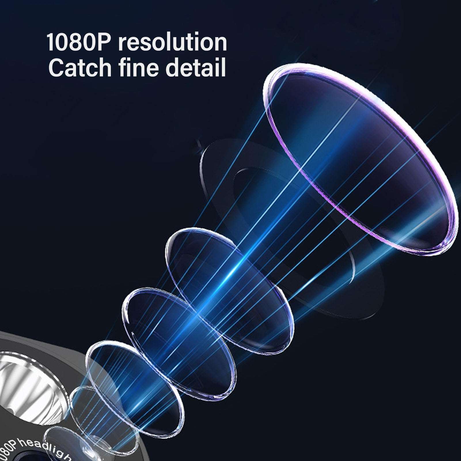 Diyeeni Headlamp Wearable Camera, 1080P Mini Head Mounted Action Camera, 45° Adjustable LED Light, Rechargeable Body Video Camcorder for Night Outdoor Cycling Running Hiking 5