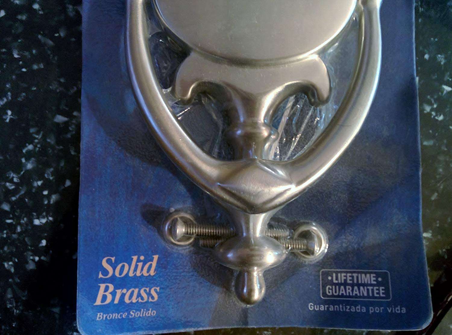 SCHLAGE LOCK CO 3107-619 11x5.5 DR Knocker, Satin Nickel 2