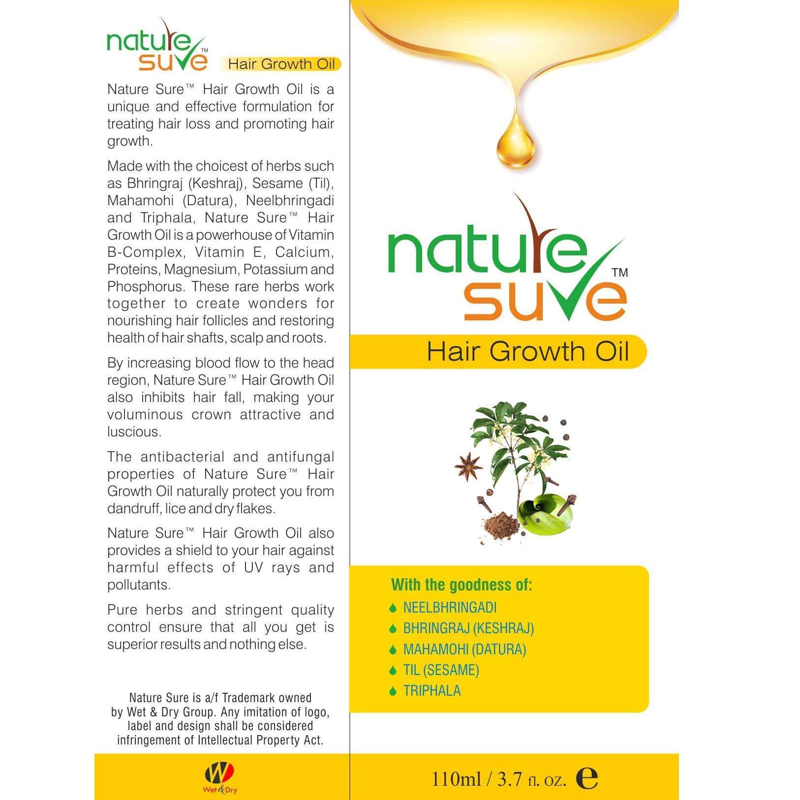 Nature Sure Combo Pack of Kalonji and Hair Growth Oil (100 +100 ml) 6