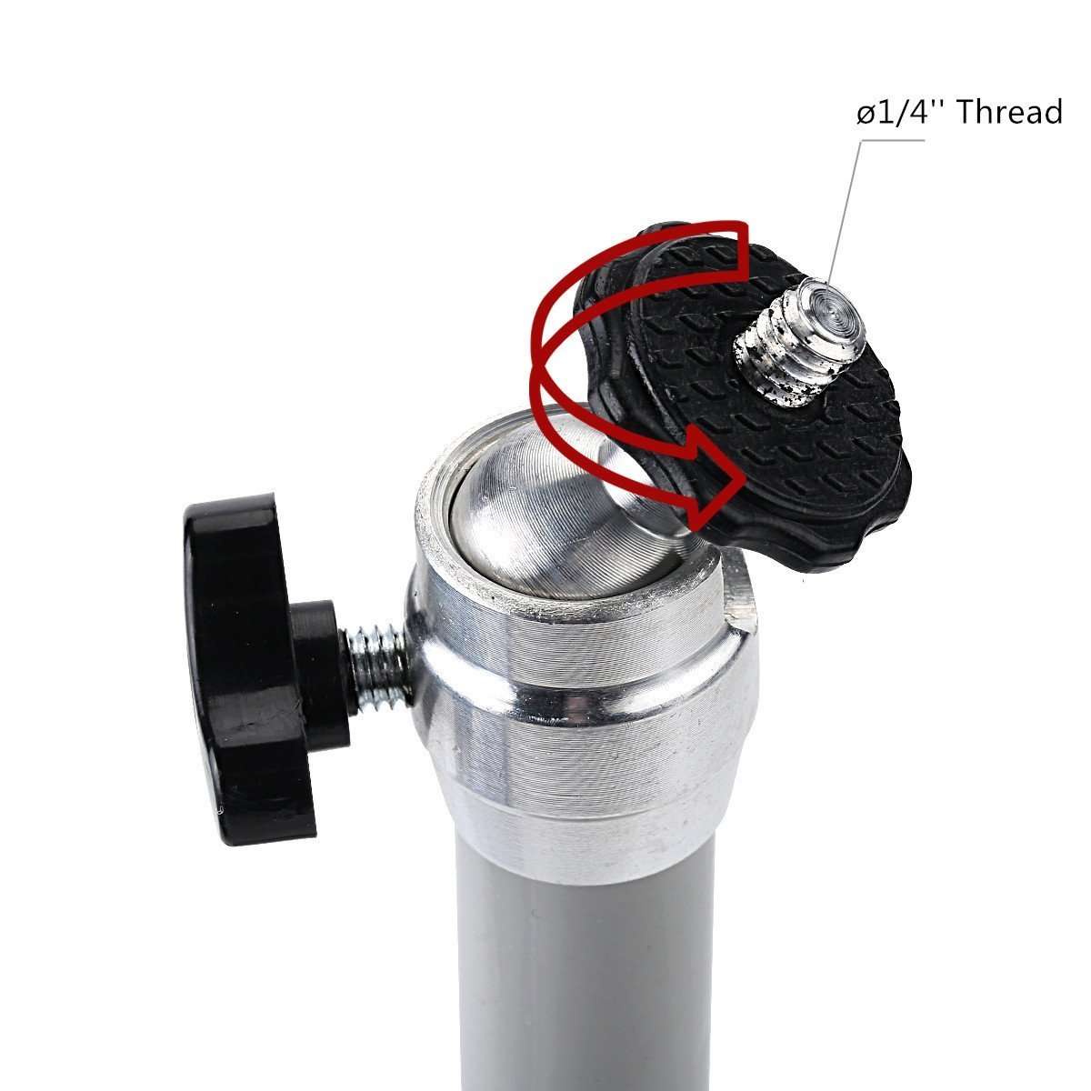 LANTWOO Universal Projector Wall Ceiling Mount Hanger, LCD/DLP Video Projection Mount Bracket Swivels 360 Degrees & Tilts 90 Degrees for Mini Projector 4