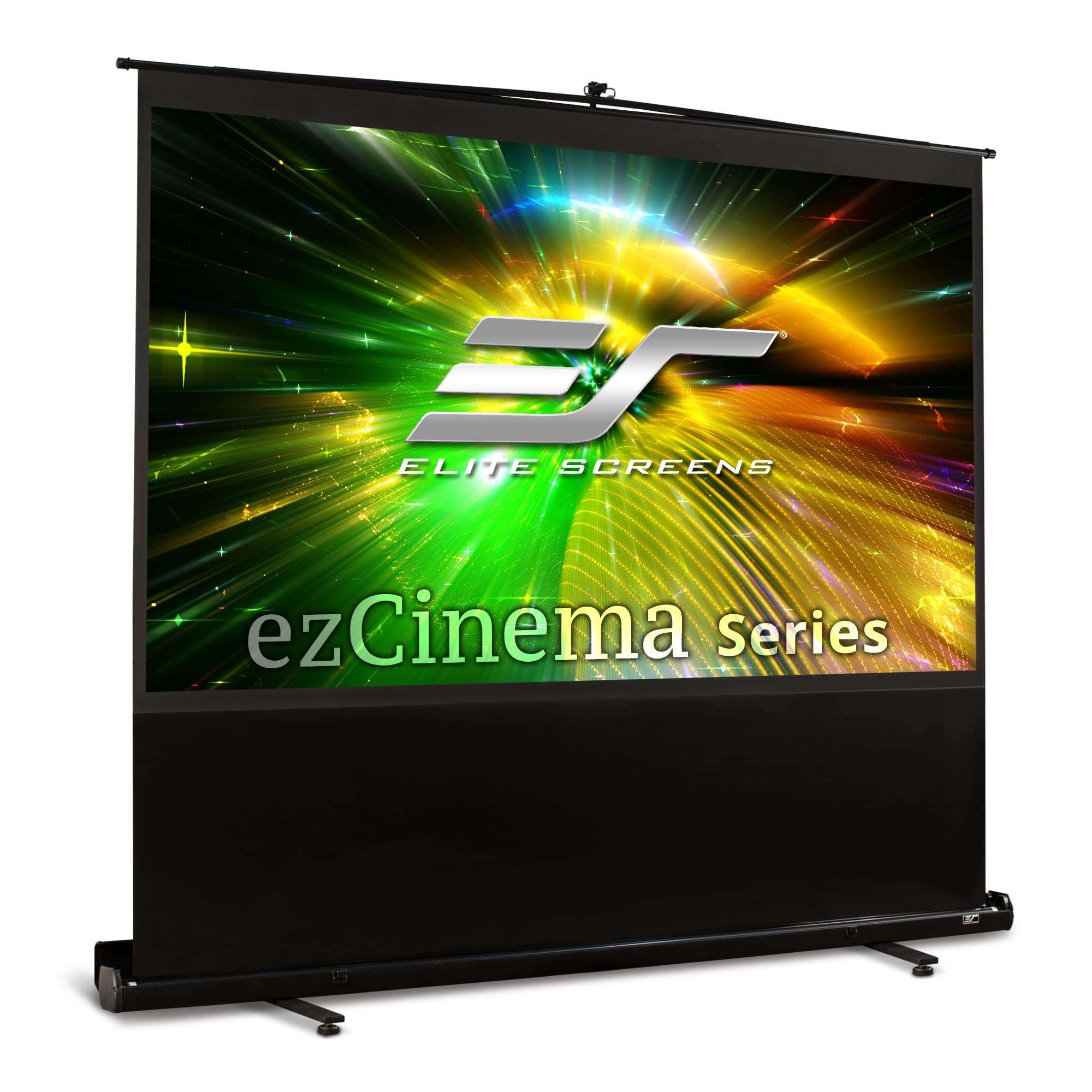 Elite Screens ezCinema Series, 150-INCH 16:9, Manual Pull Up Projector Screen, Movie Home Theater 8K / 4K Ultra HD 3D Ready, 2-YEAR WARRANTY, F150NWH 1