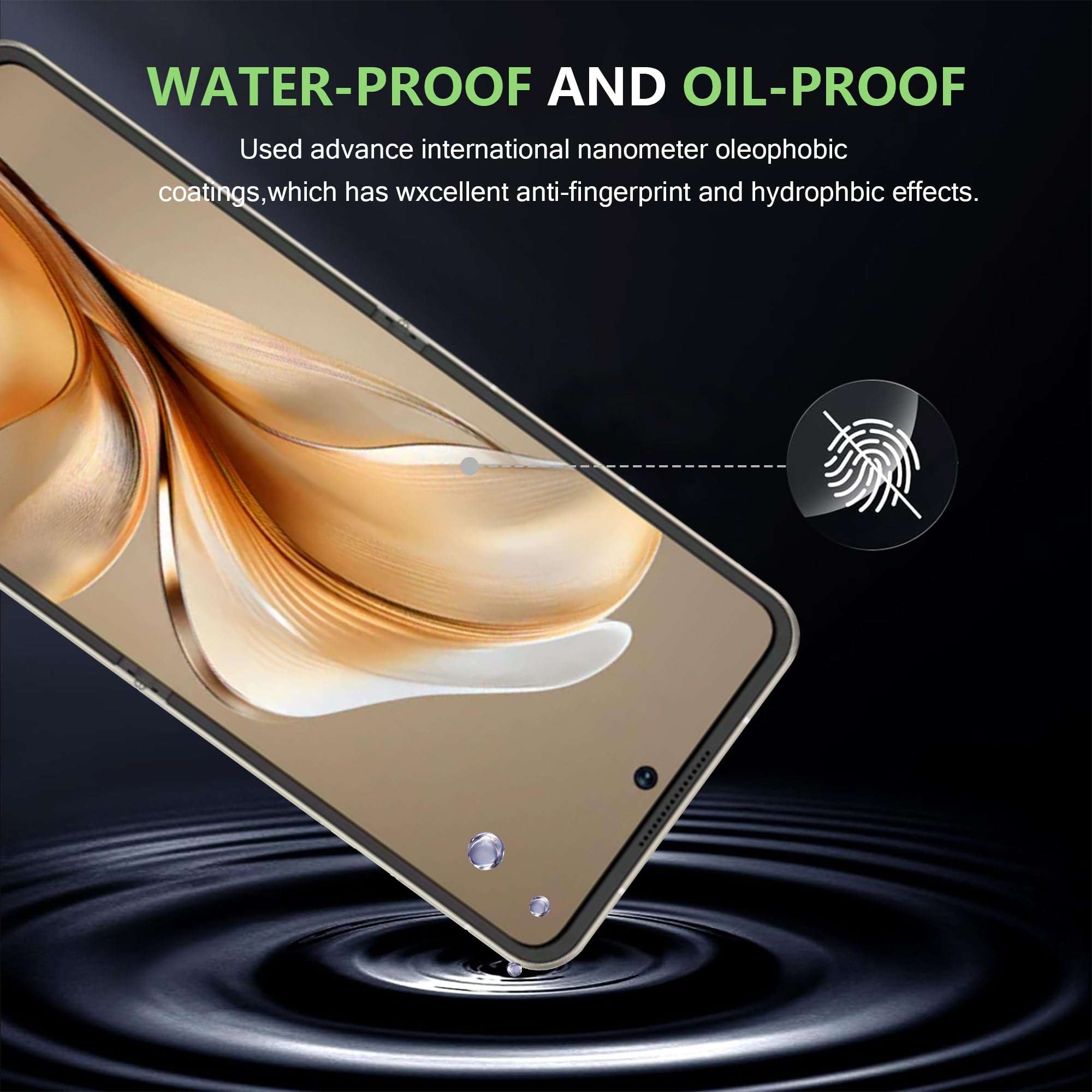 Suttkue for ZTE nubia Flip Screen Protector（Self-Healing TPU Film with Camera Lens Protector,Case Friendly,HD,Anti-Scratch, 2+2 PACK(not glass) 5