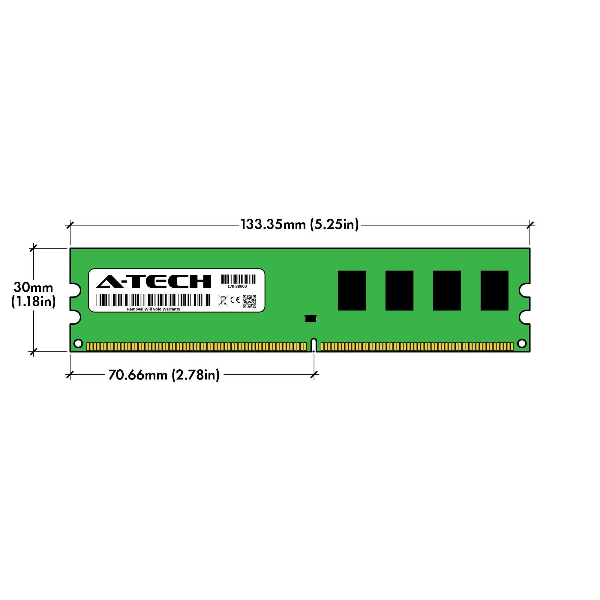 A-Tech 4GB RAM Replacement for Dell SNPK877JC/4G, A3432878, K877J, 0K877J | DDR2 800MHz PC2-6400 Non-ECC DIMM Desktop Tower PC Single Memory Module 3