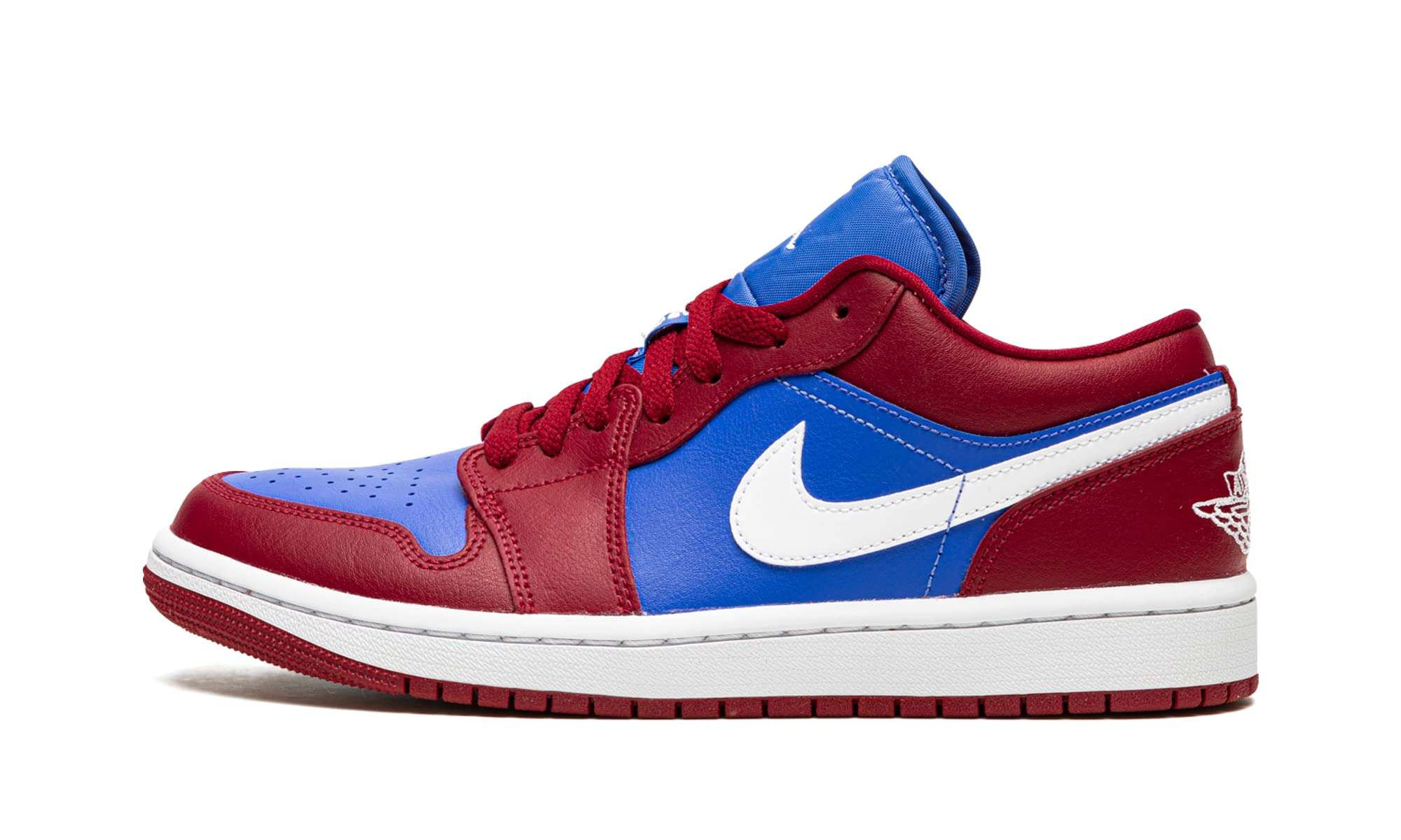Jordan Womens WMNS air Jordan 1 Low DC0774 604 Pomegranate/Medium Blue - Size 9.5W 1
