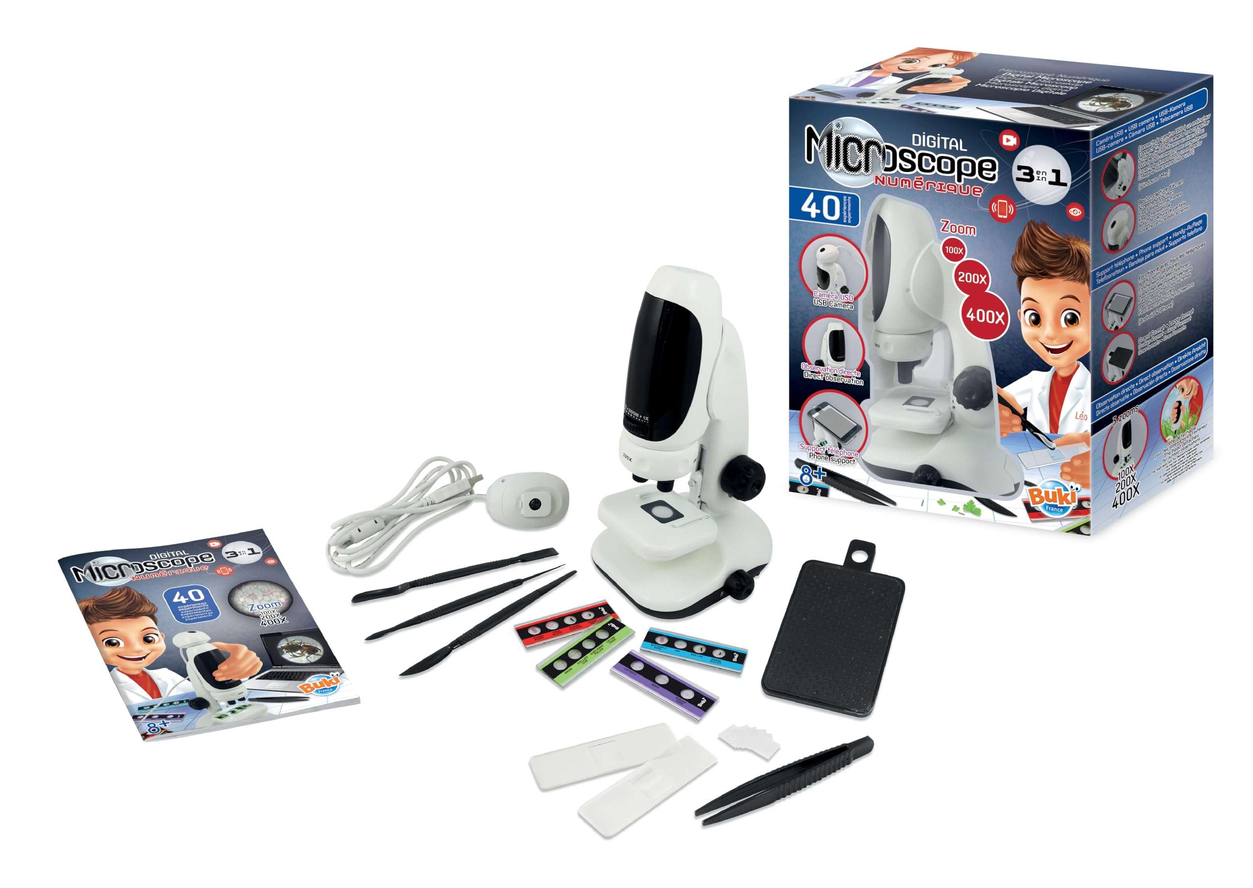 Buki France MR700 - Digital Microscope 3-in-1 3