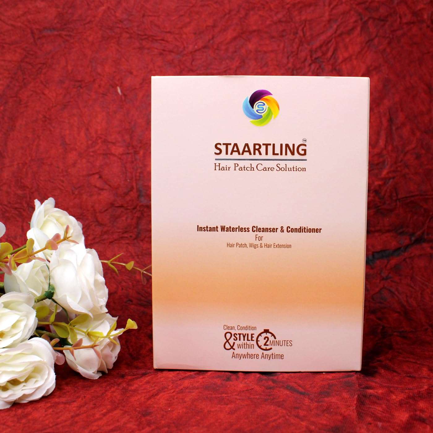 GLAN Staartling Cleanser and Conditioner for Softener and Shiner Human Hair Patch and Extensions for Men and Women Pack of 1 (Small) 5