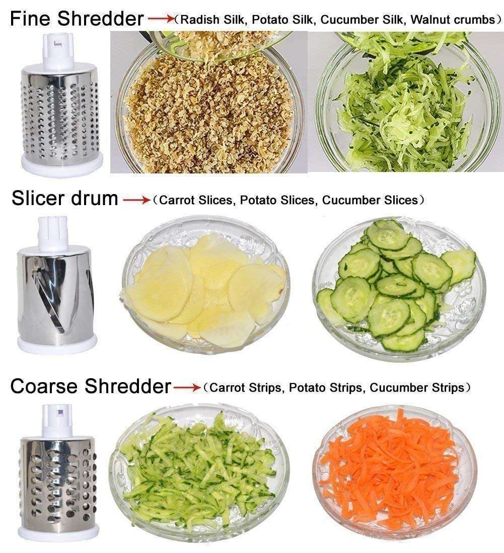 MAA DURGA 4 in 1 Rotary Grater Slicer, Dicer 3