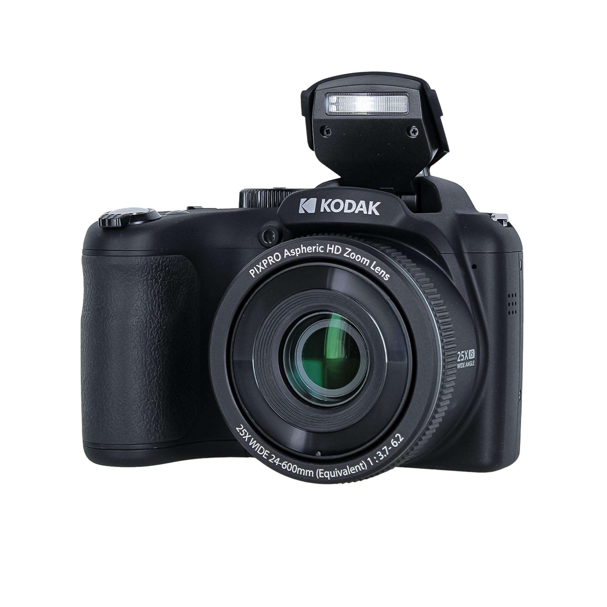 Kodak Pixpro AZ255 Digital Camera in Black (AZ255BK) Bundle Including: 128 GB Memory Card, Rechargeable Batteries, Case, Flexible Tripod, Neck Strap, Lens Caps, Full Cleaning Kit, More Accessories 3