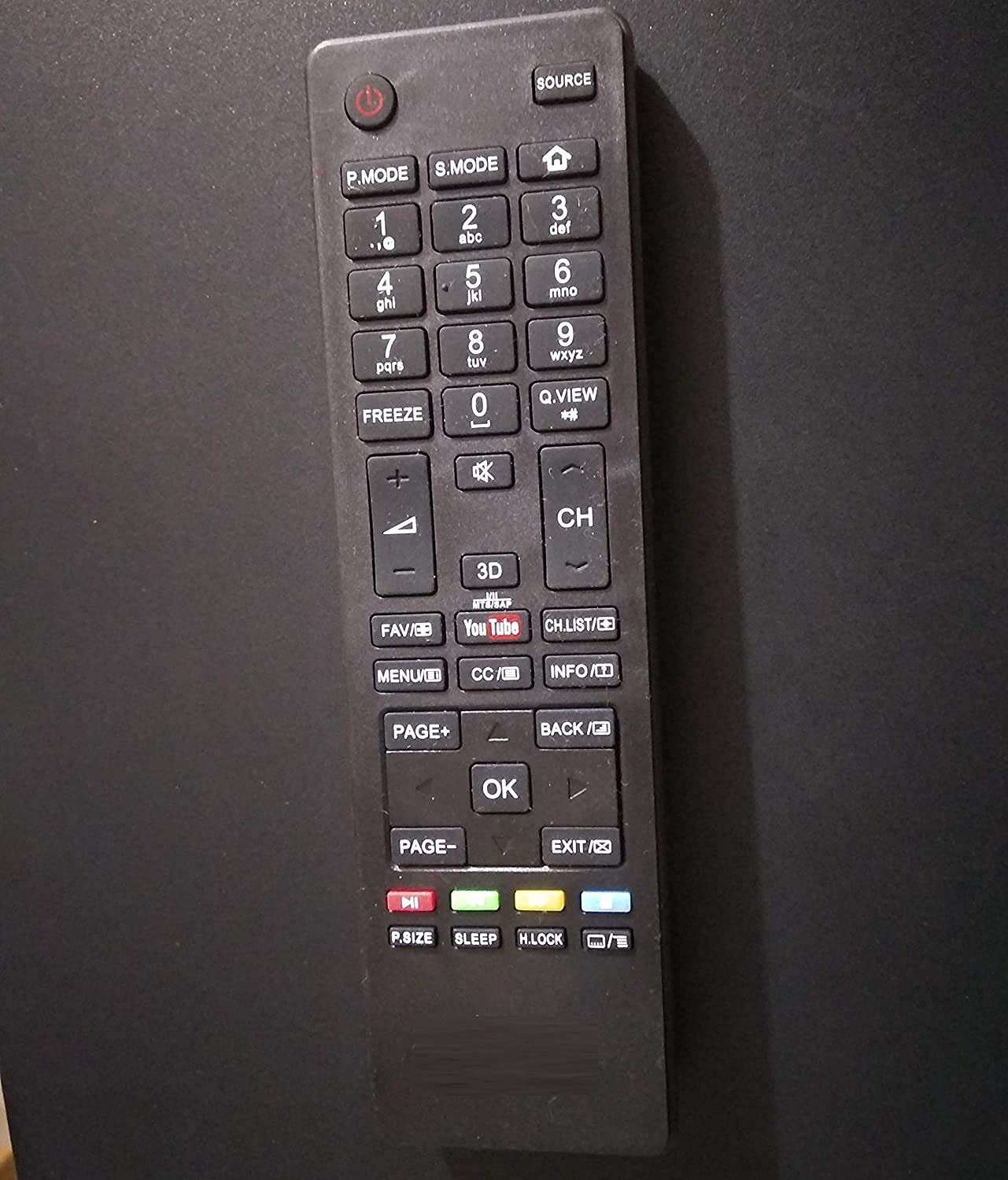 VNQ Tv Remote Compatible with haier Tv, HTR-A18E, HTR-A18H, HTR-A18EN, HTR-D18A, US, 2, 3 Works with All 8 Models 1