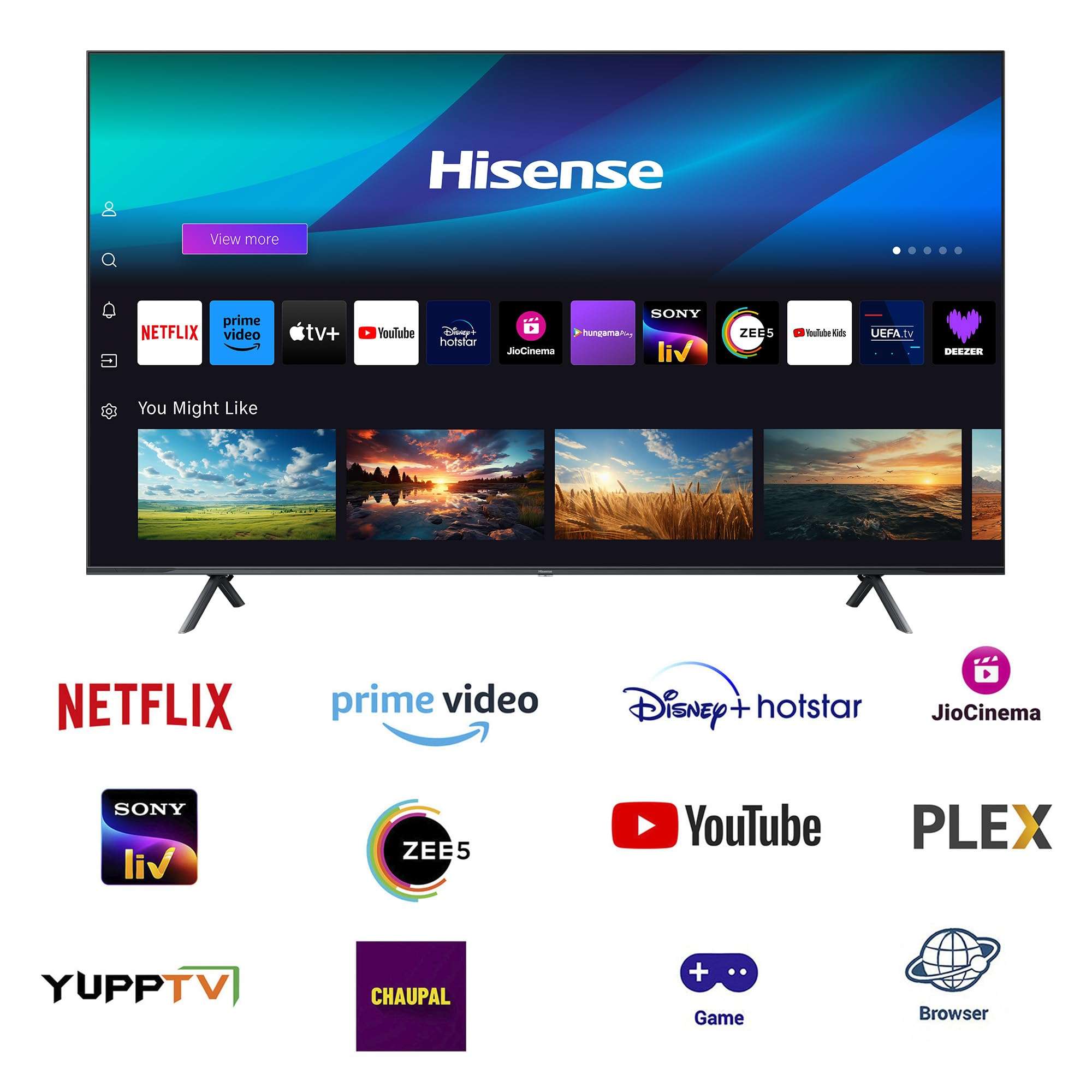 Hisense 215 cm (85 inches) Q7N Series 4K Ultra HD Smart QLED TV (Dark Grey) 3