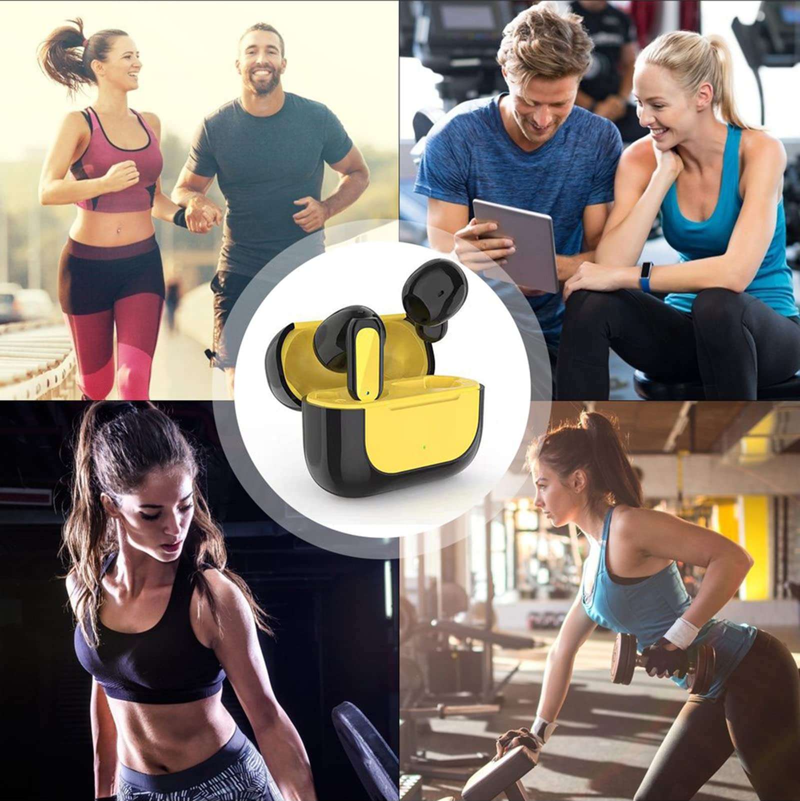 Loluka Smallest Earbuds Invisible Bluetooth Earbuds Mini Wireless Ear Buds Discreet Bluetooth Earpiece Tiny Hidden Small Ears Earbud for Work Headphones Sleep True Wireless Earpiece with Microphone 6