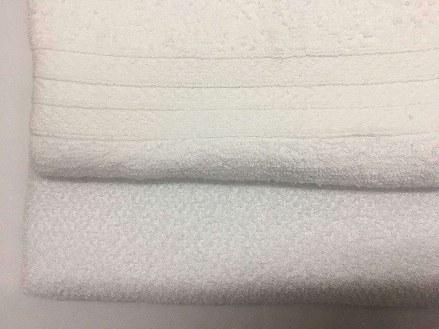 ELSTONE HOME Cotton Bath Towel (28 x 57 Inches) with Hand Towel Napkin (14 x 21) Combo White Colour High Absorbent 3