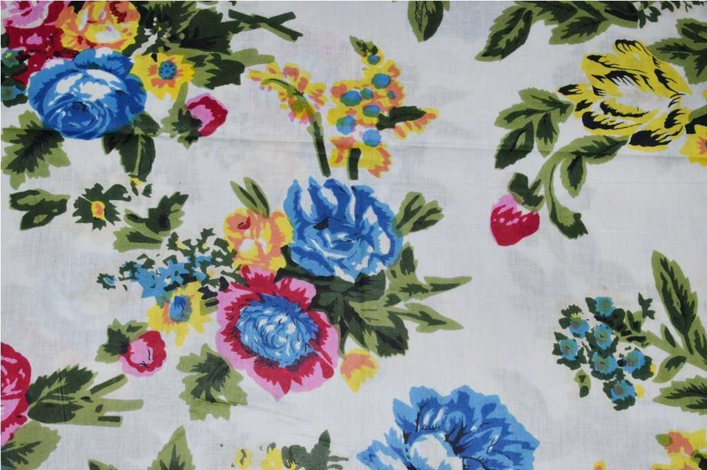 Mudit Crafts Jaipuri Printed Cotton Fabric Dress Making Materials 3 Meter White 2